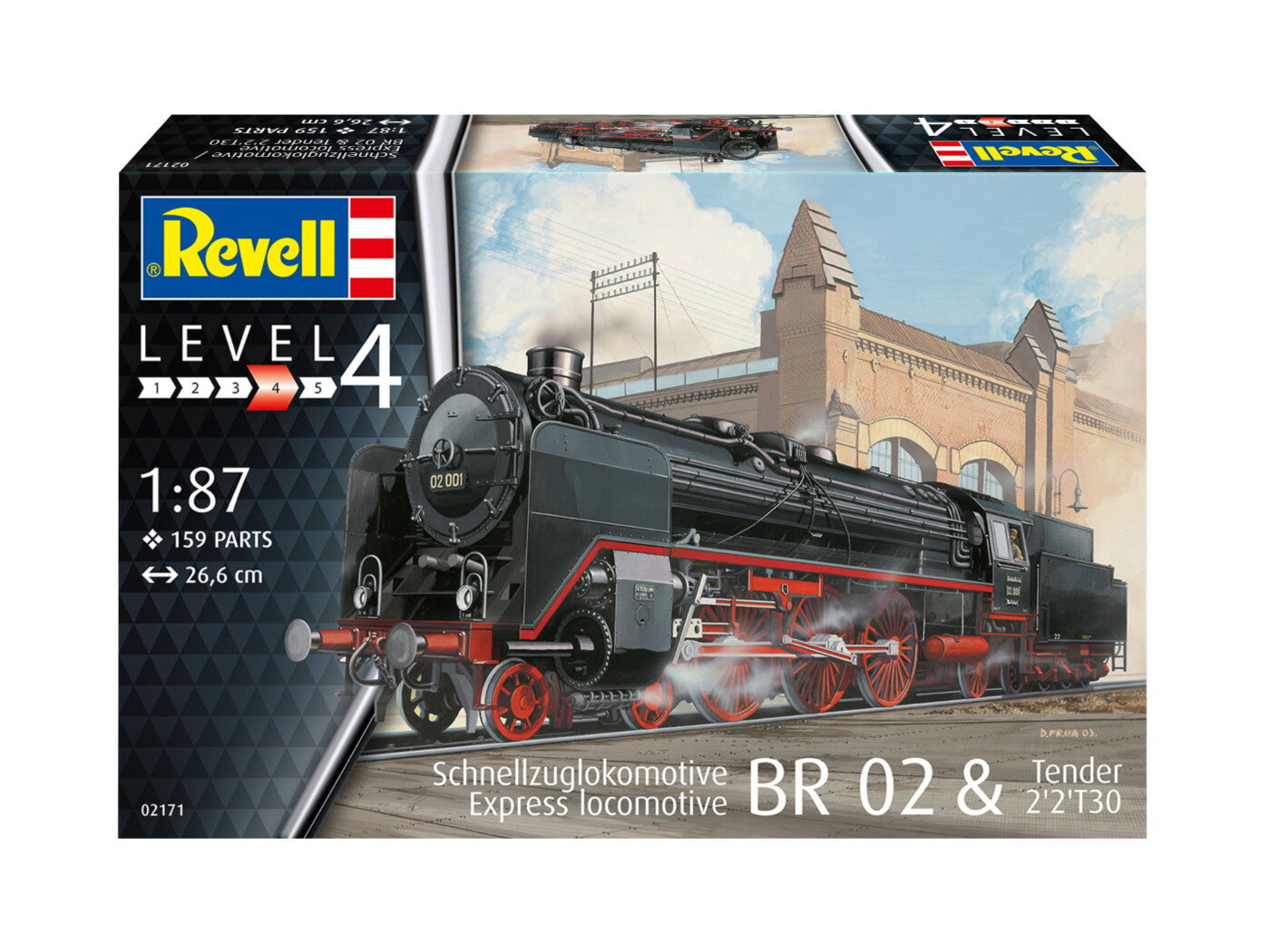 Model Kit - Express locomotive BR 02 & Tender 2'2'T30