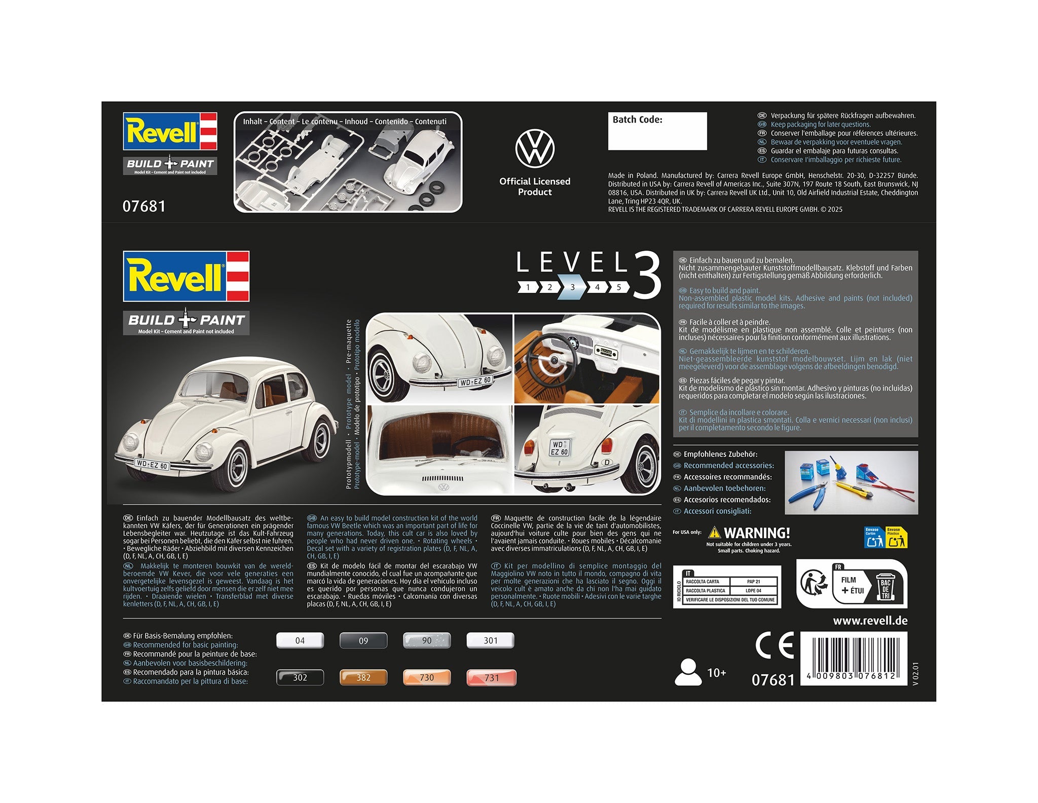 Model Kit - VW Beetle