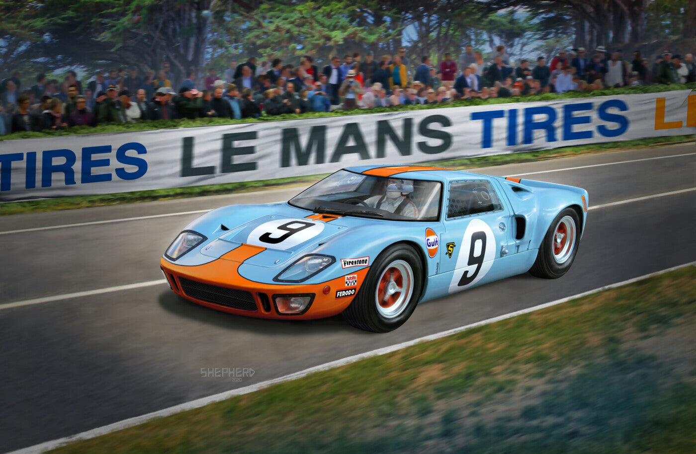 Model Kit - Ford GT 40 Le Mans 1968