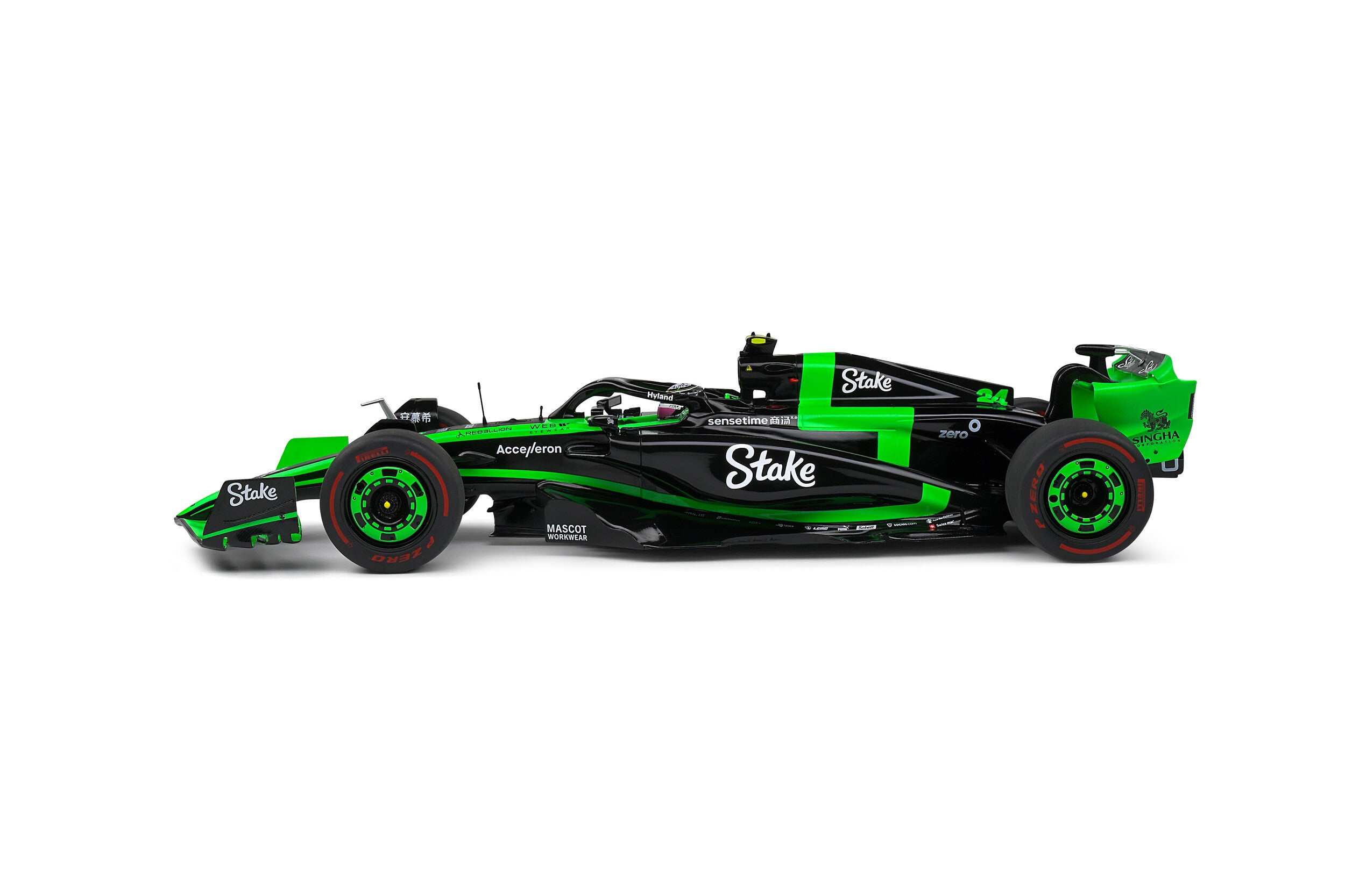 Kick Sauber F1 Team C44 - GP Bahrain 2024 - #24 Z. Guanyu - 1:18