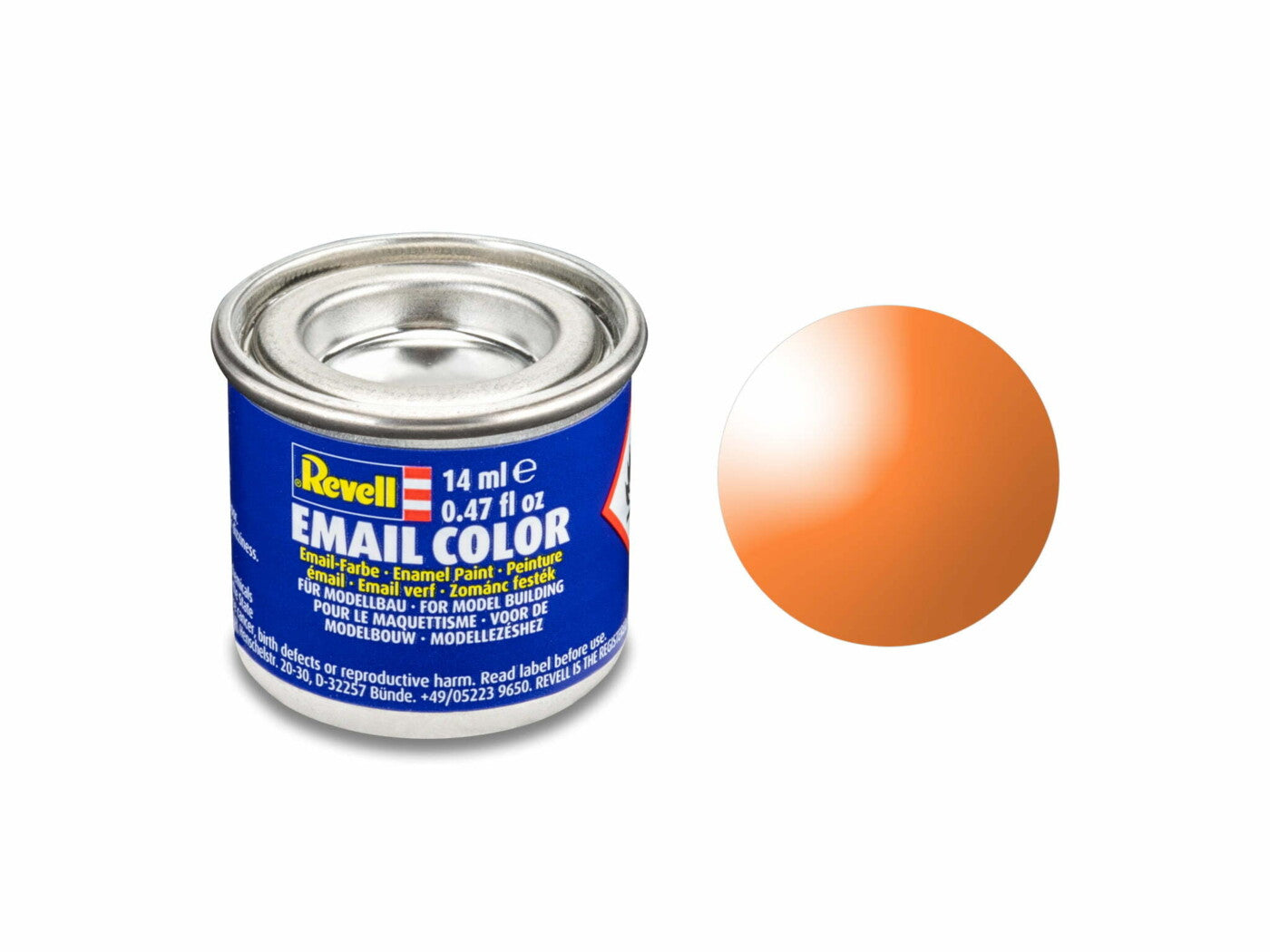 Email Color, Clear Orange, Clear