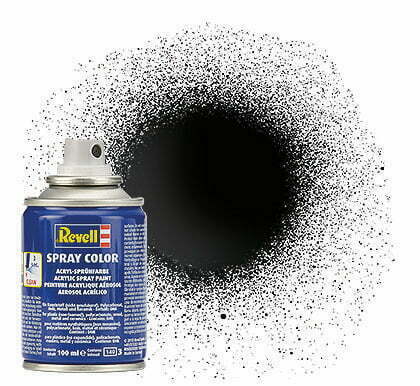 Spray Color, Black, Gloss