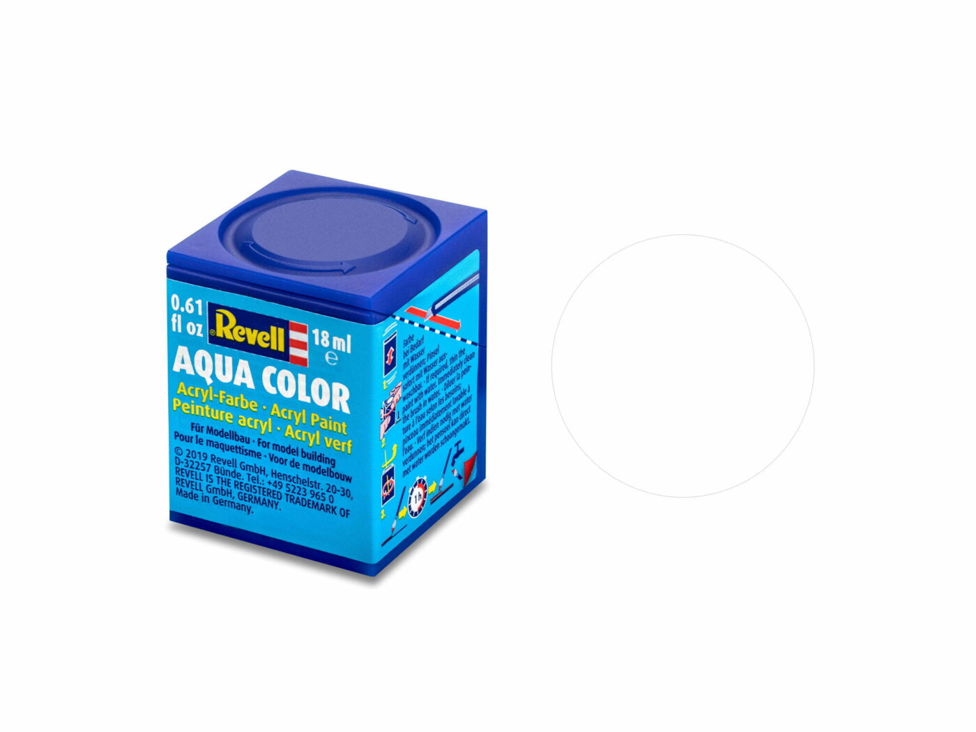 Aqua Color, Clear, Matt