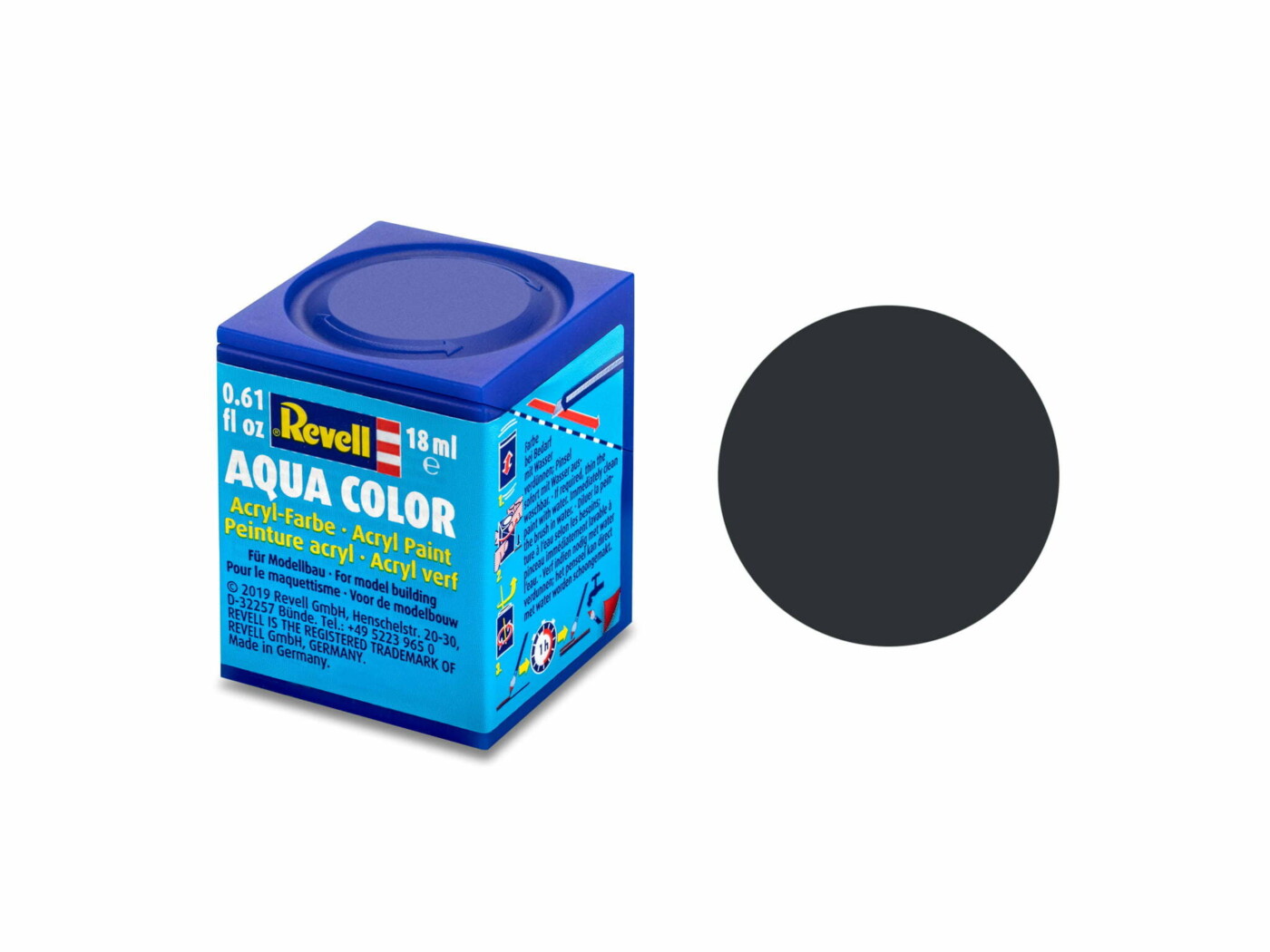 Aqua Color, Anthracite Grey, Matt