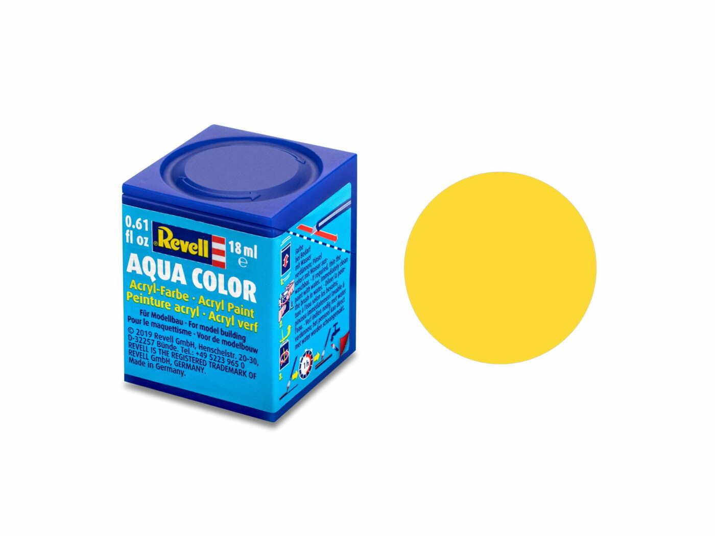 Aqua Color, Yellow, Matt