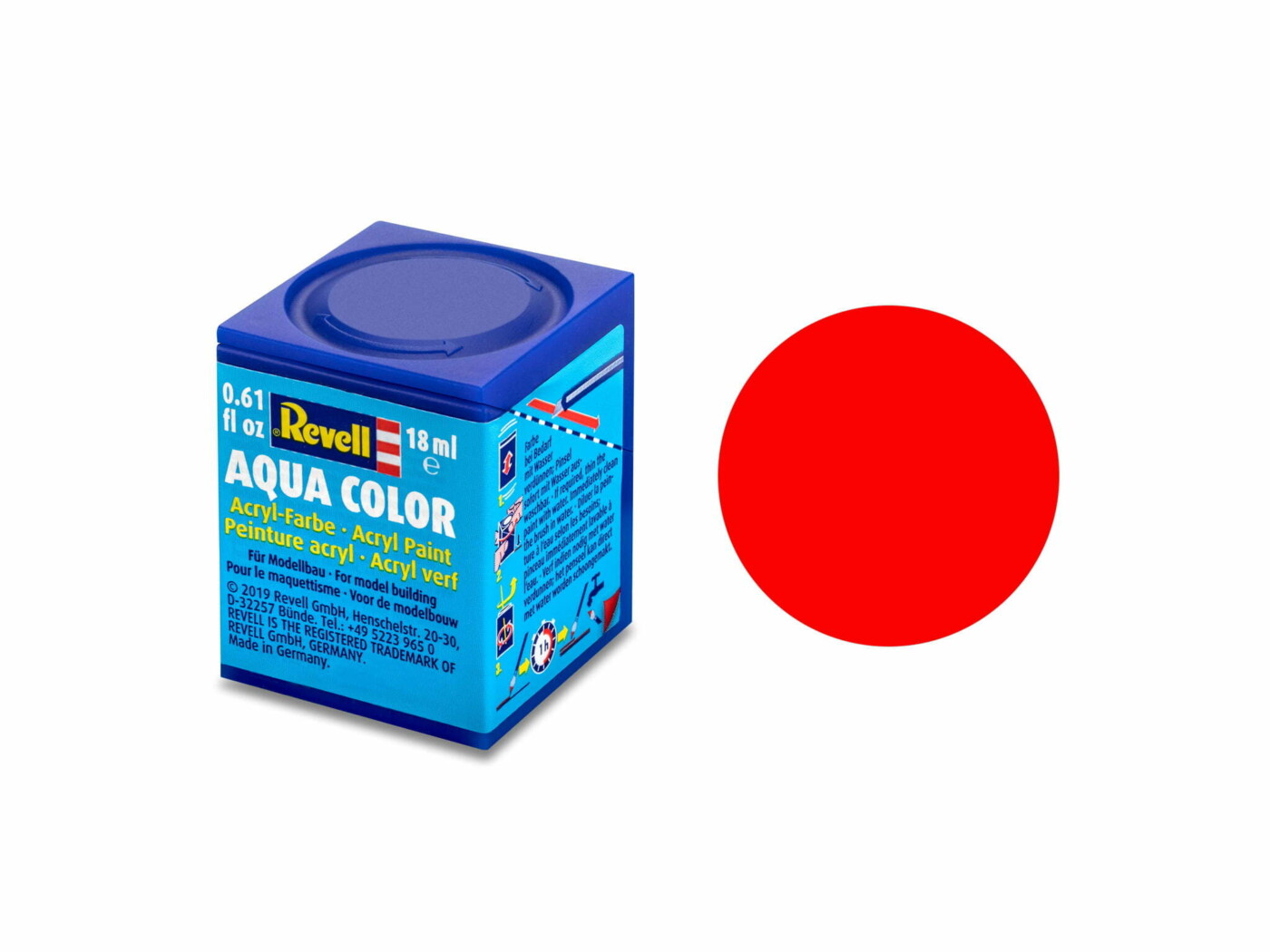 Aqua Color, Luminous Orange, Matt