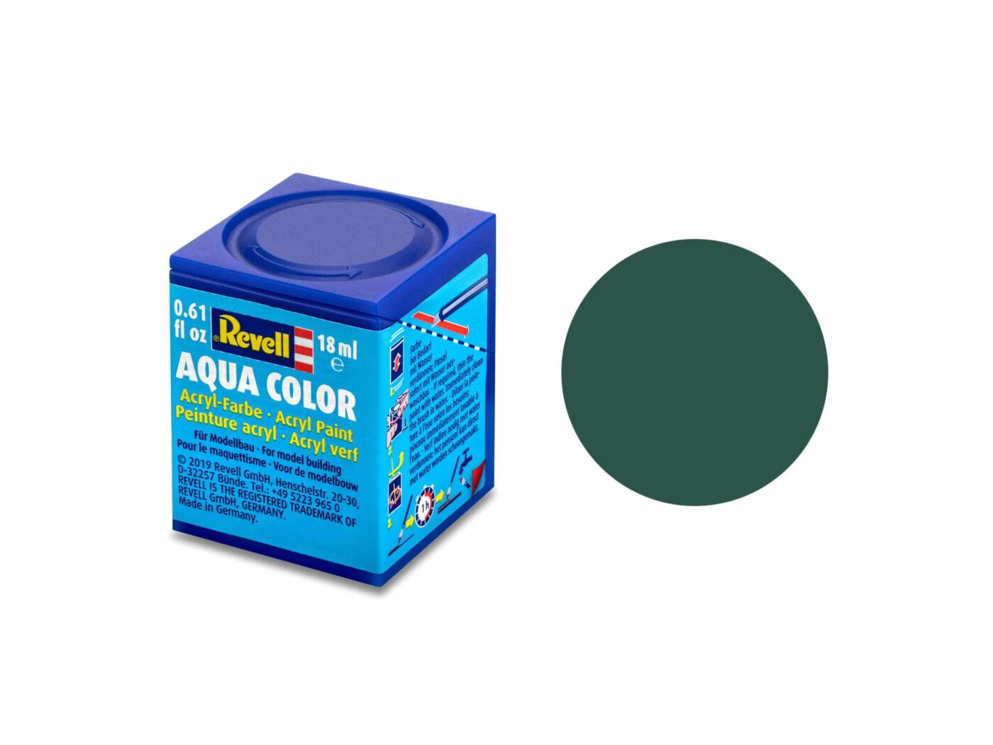 Aqua Color, Sea Green, Matt