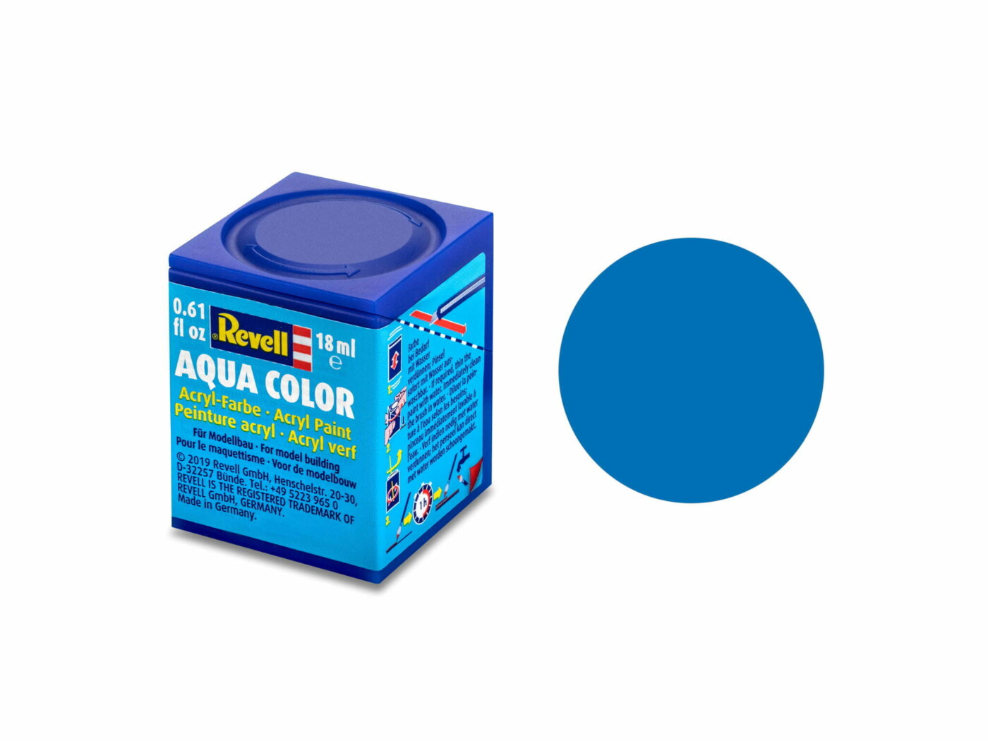 Aqua Color, Blue, Matt