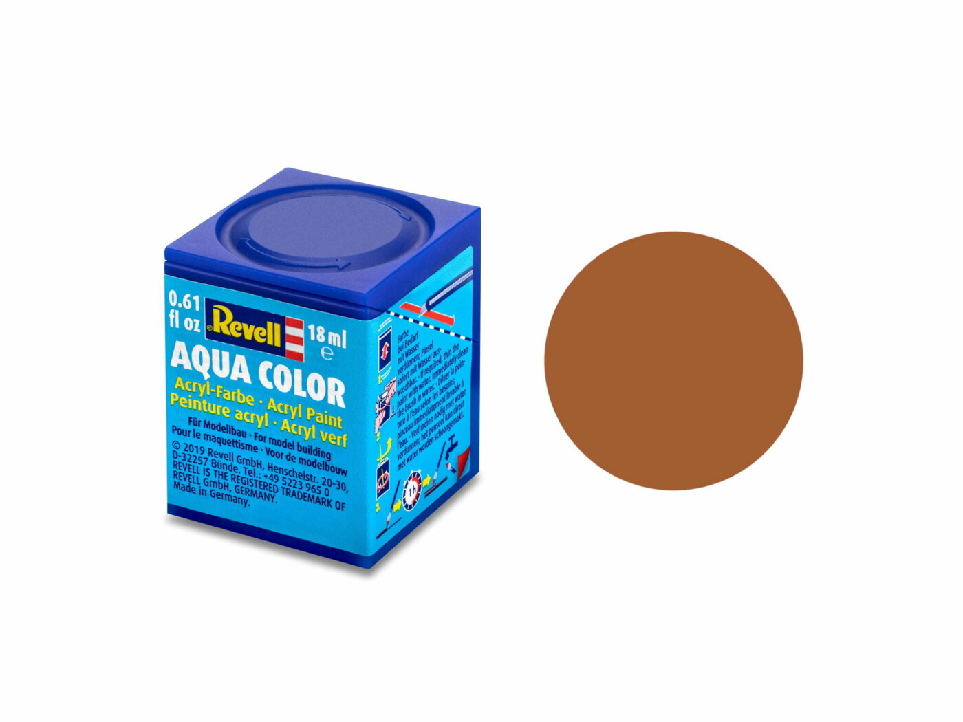 Aqua Color, Brown, Matt