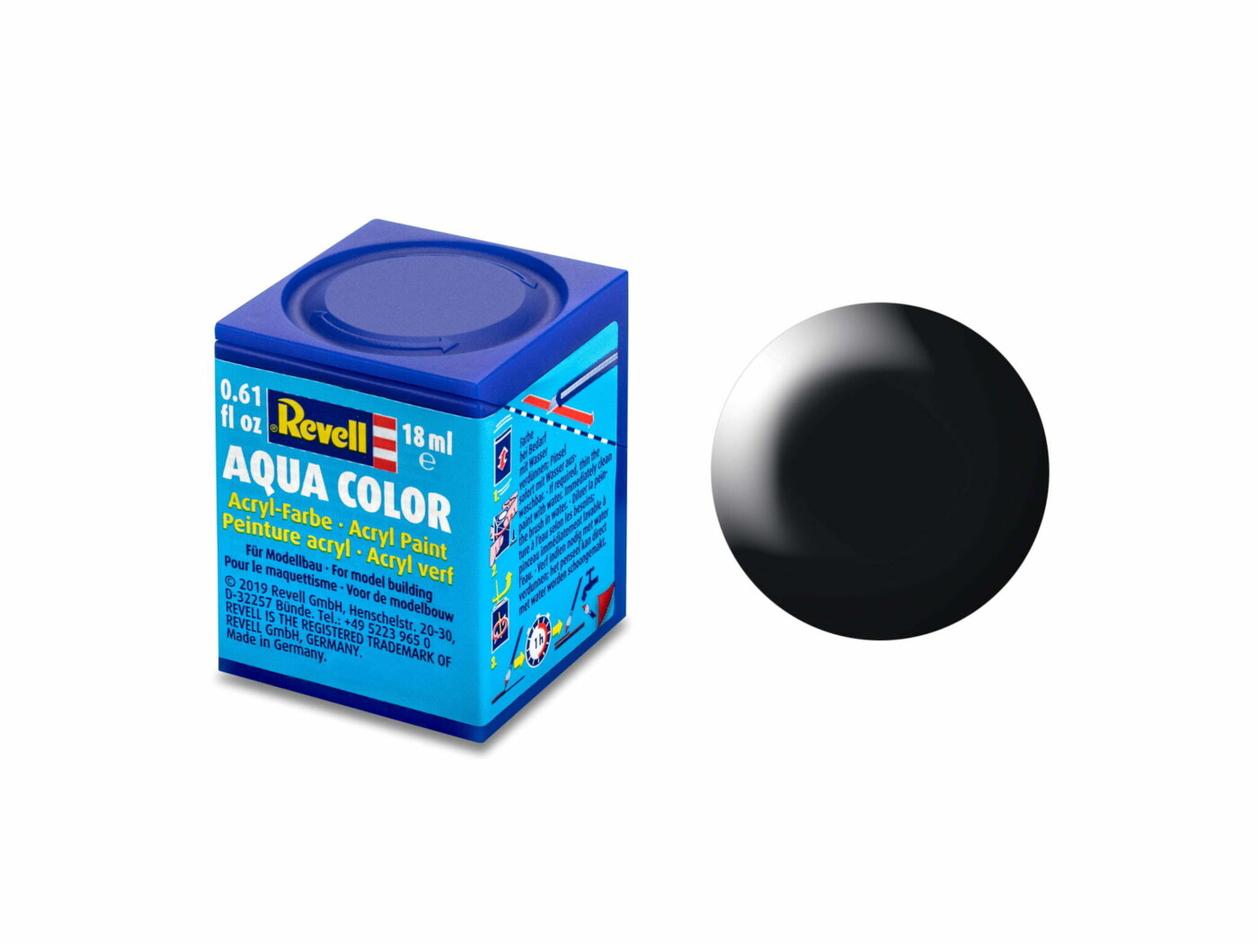 Aqua Color, Black, Silk
