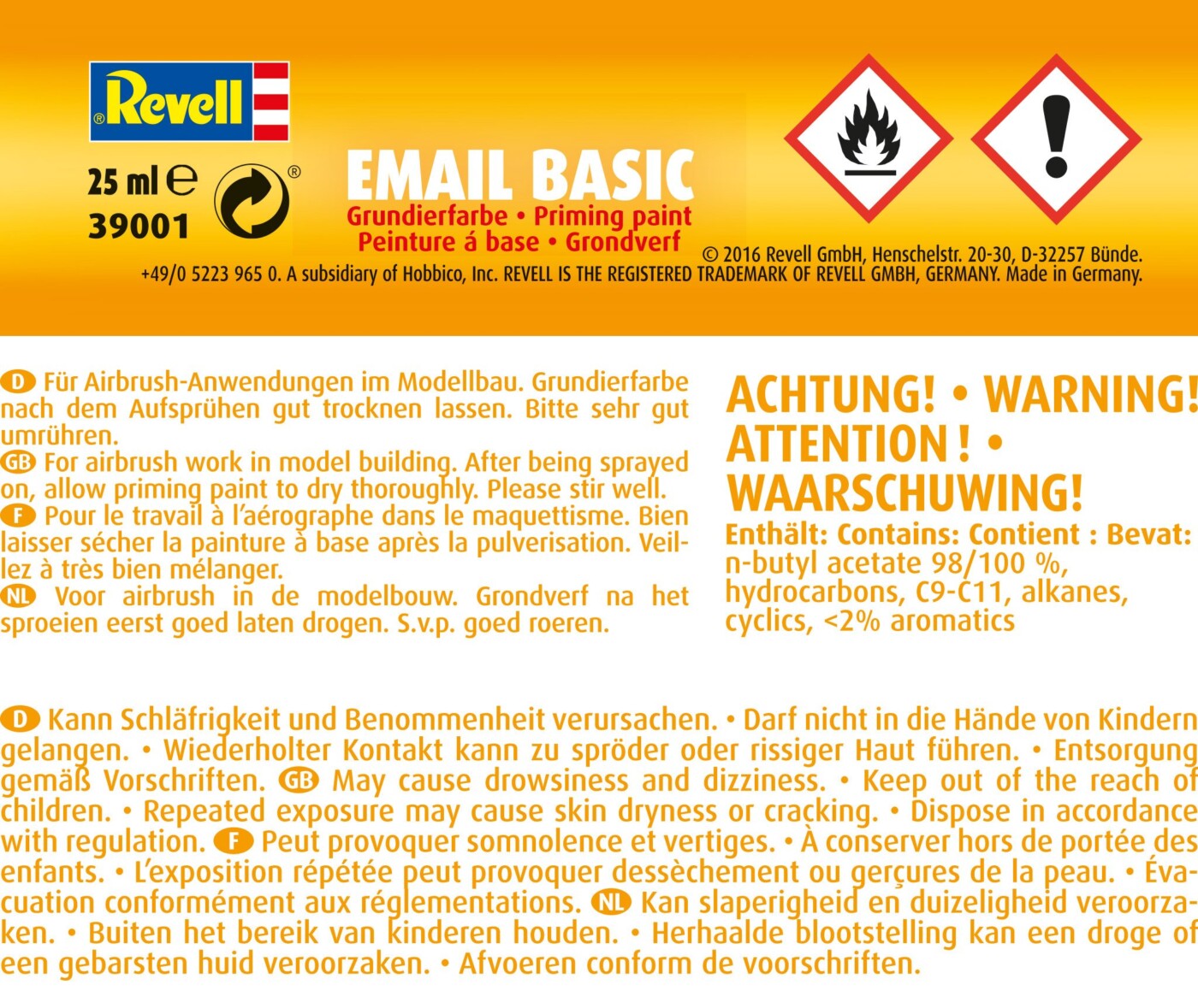 Airbrush Email Basic 25ml