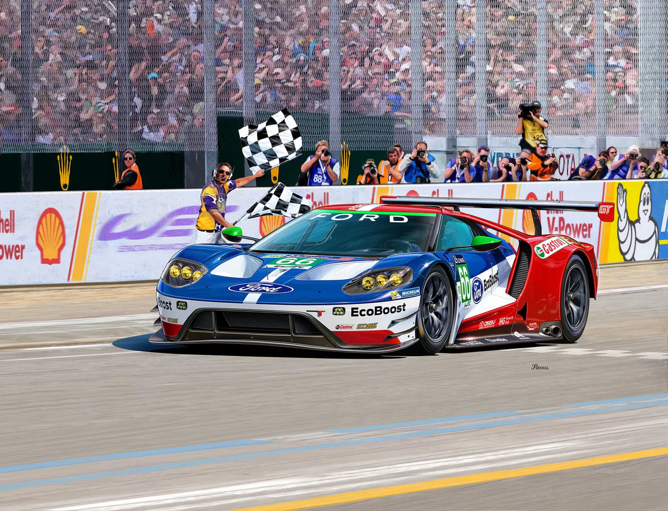Model Set - Ford GT Le Mans 2017