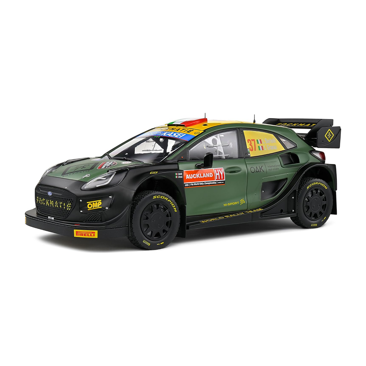 Ford Puma Rally1 Hybrid Rally New Zealand 2022 #7 Bertelli/Granai - 1:18