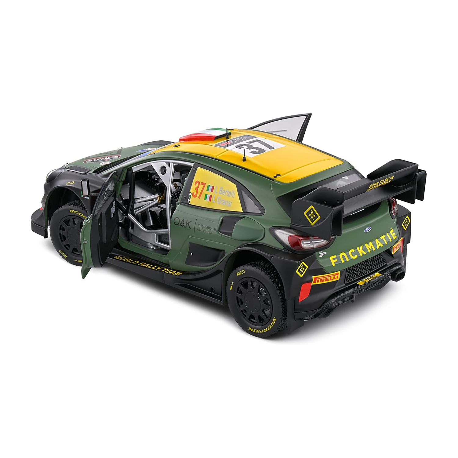 Ford Puma Rally1 Hybrid Rally New Zealand 2022 #7 Bertelli/Granai - 1:18