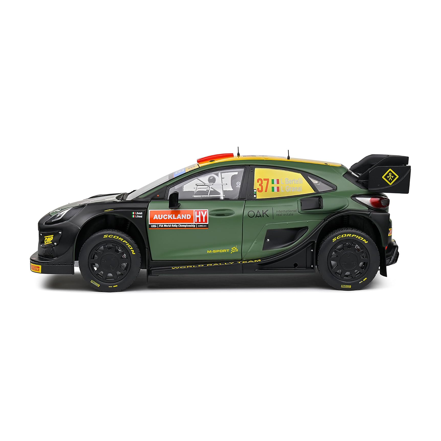 Ford Puma Rally1 Hybrid Rally New Zealand 2022 #7 Bertelli/Granai - 1:18