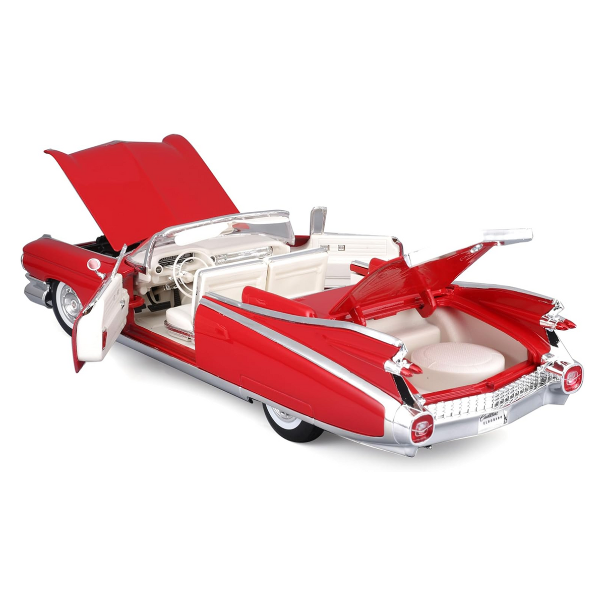 Cadillac Eldorado Biarritz Cabrio, Vermelho, 1959 - 1:18