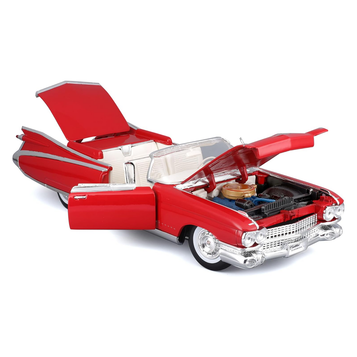 Cadillac Eldorado Biarritz Cabrio, Vermelho, 1959 - 1:18