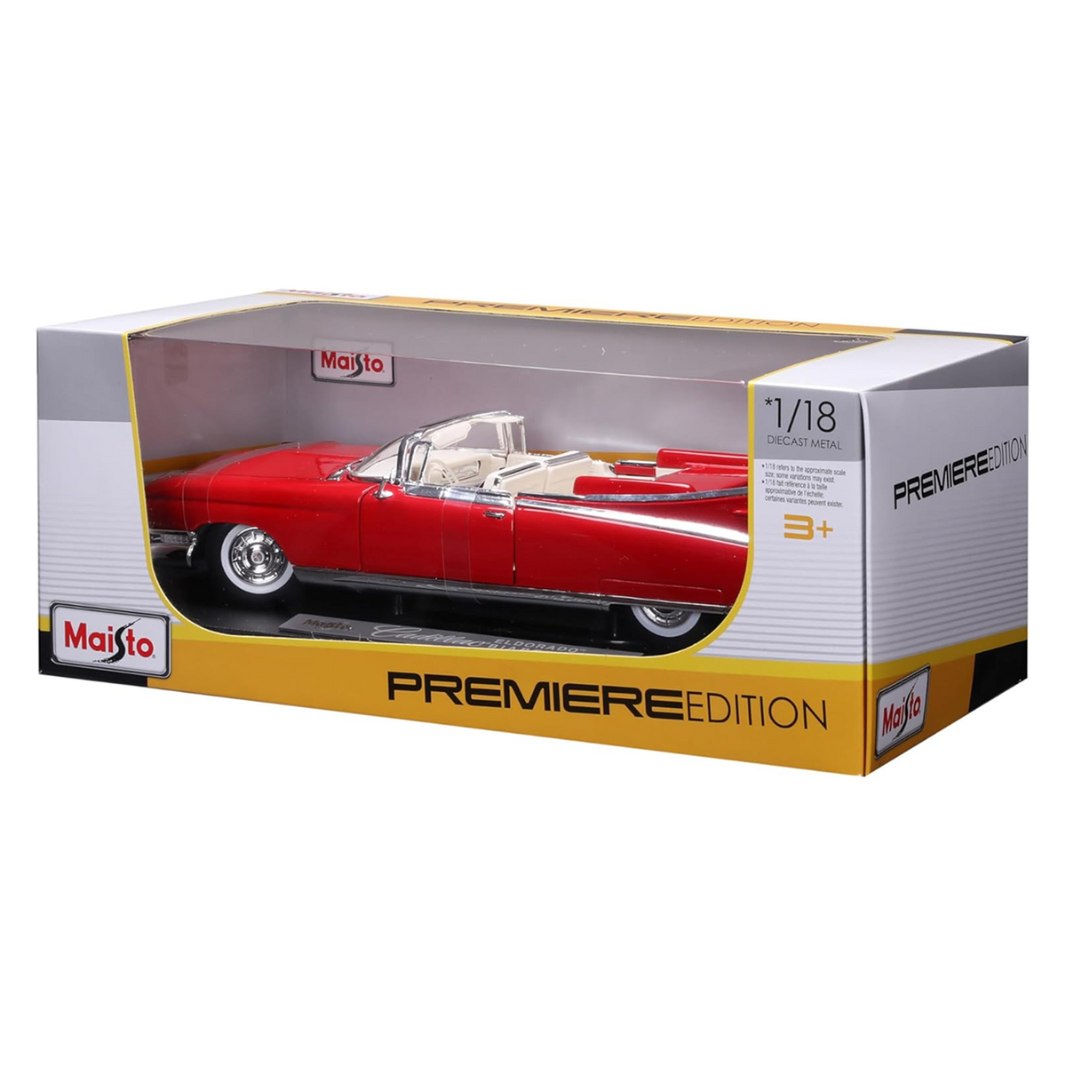 Cadillac Eldorado Biarritz Cabrio, Vermelho, 1959 - 1:18