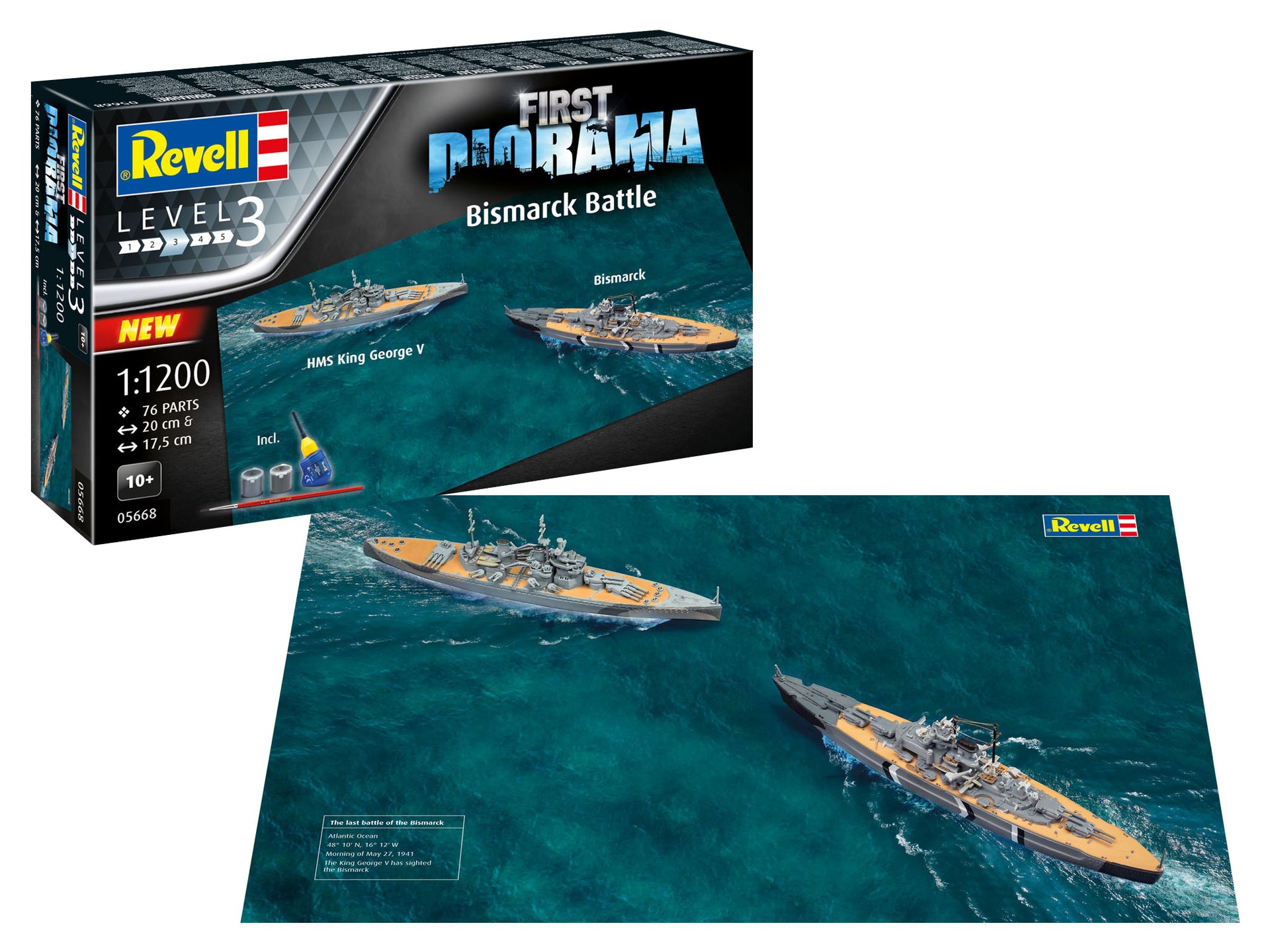 Gift Set - First Diorama Set - Bismarck Battle