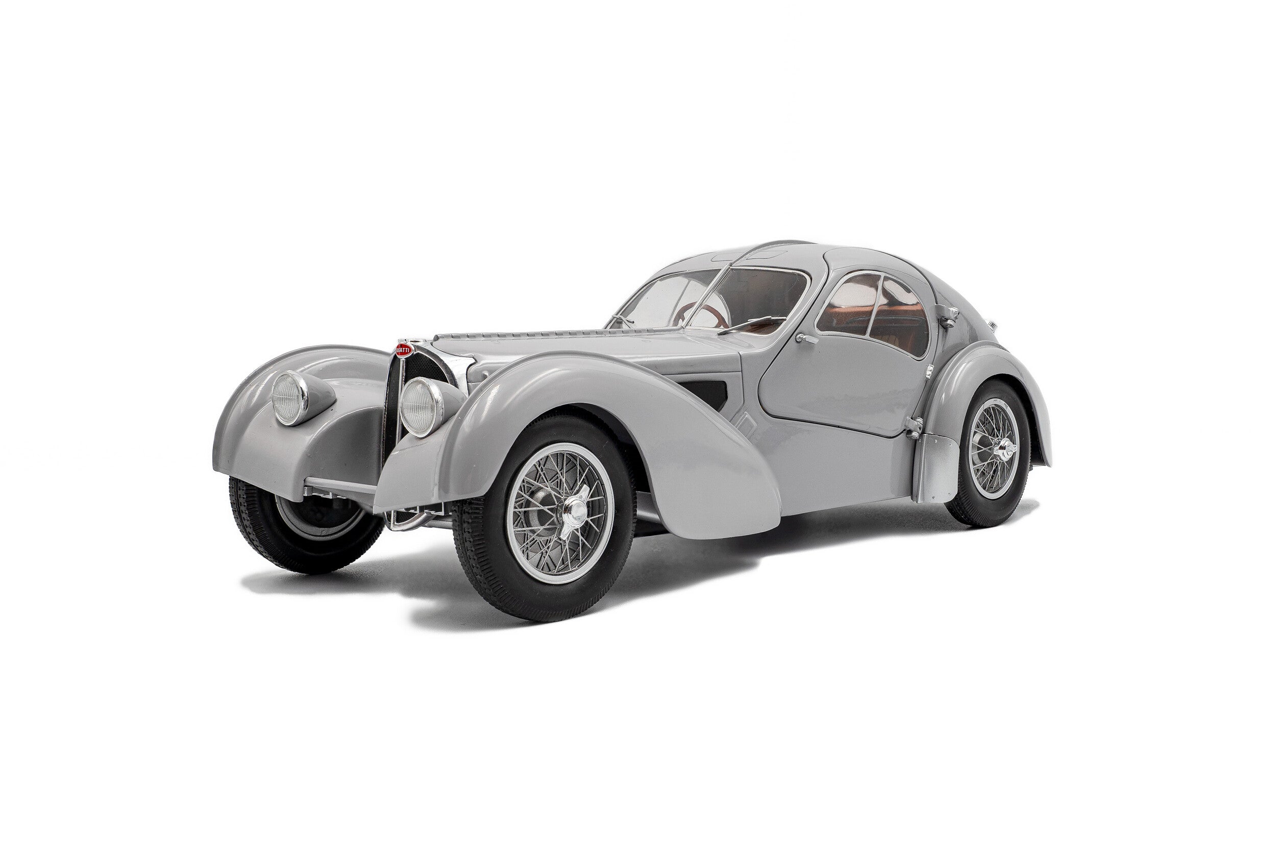 Bugatti Atlantic Type 57 SC - Mat Silver - 1937 - 1:18