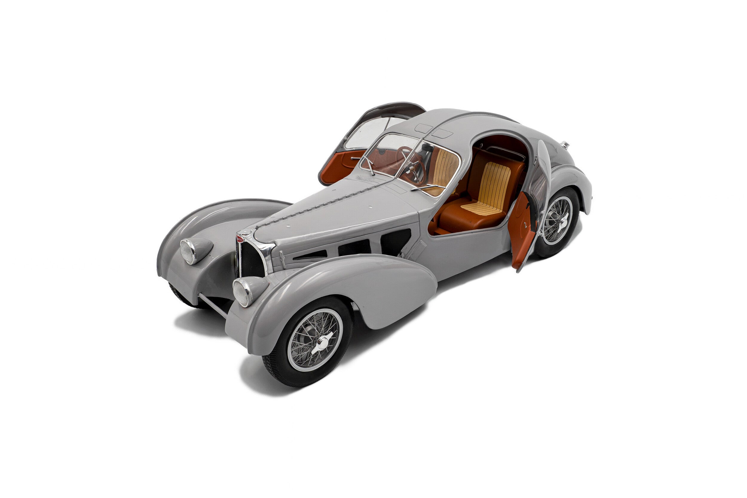 Bugatti Atlantic Type 57 SC - Mat Silver - 1937 - 1:18