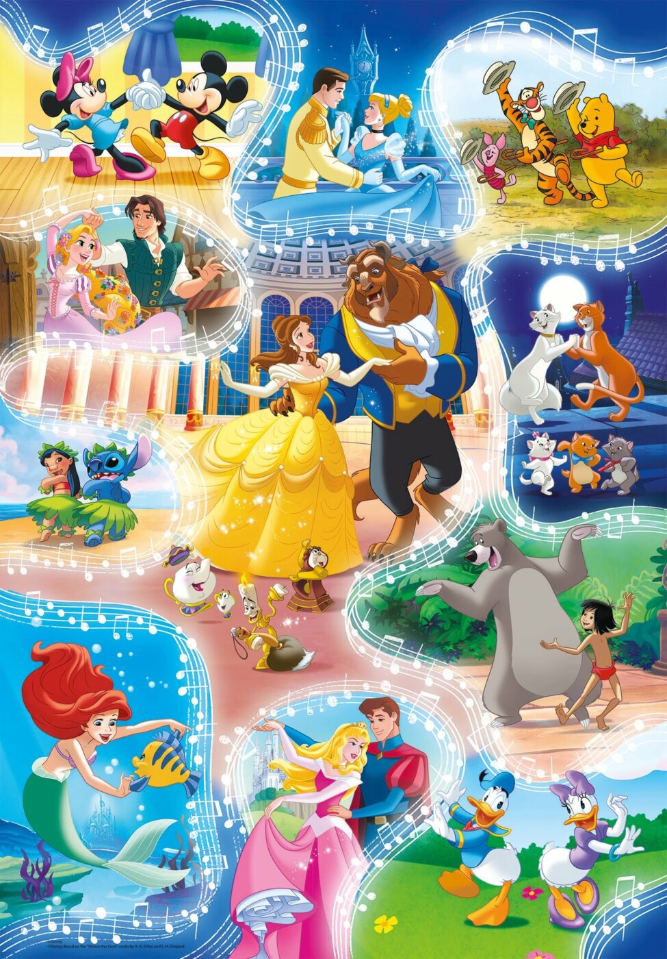Puzzle Disney Dance Time - 104 pcs
