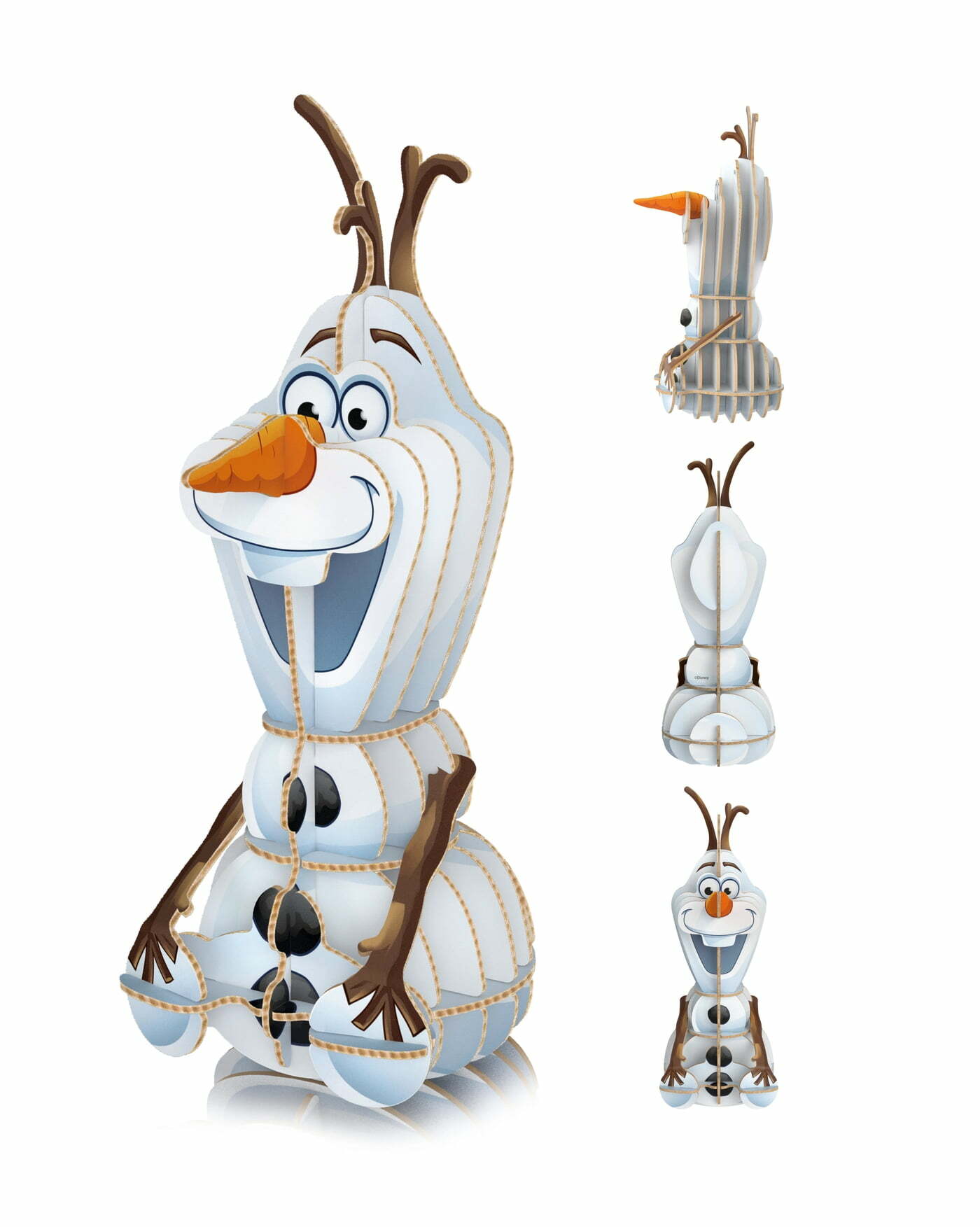 Puzzle + Modelo 3D Frozen 2 - 104 pcs
