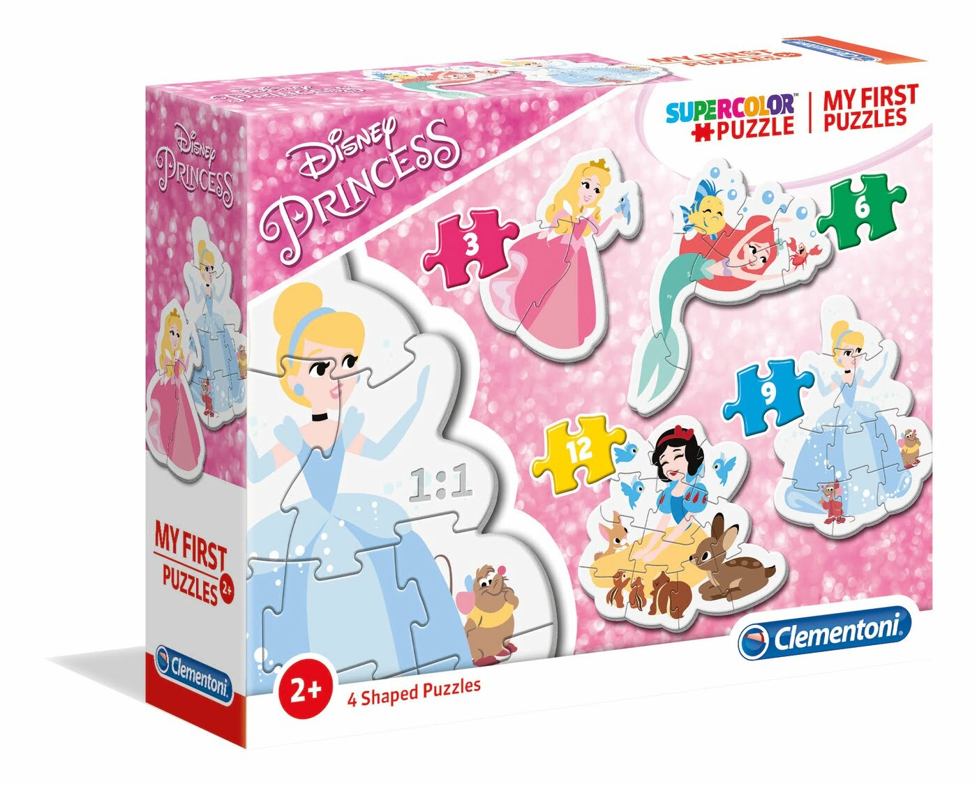 My First Puzzles Disney Princess - 3+6+9+12 pcs