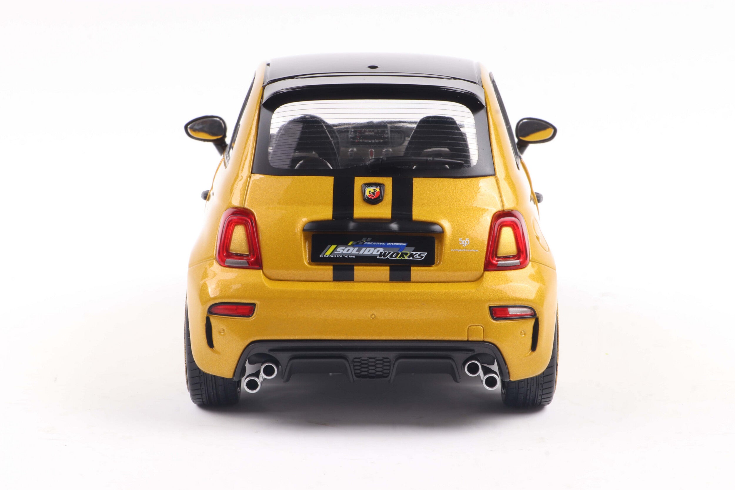 Fiat F595 Abarth Solido Works - 2024 - 1:18