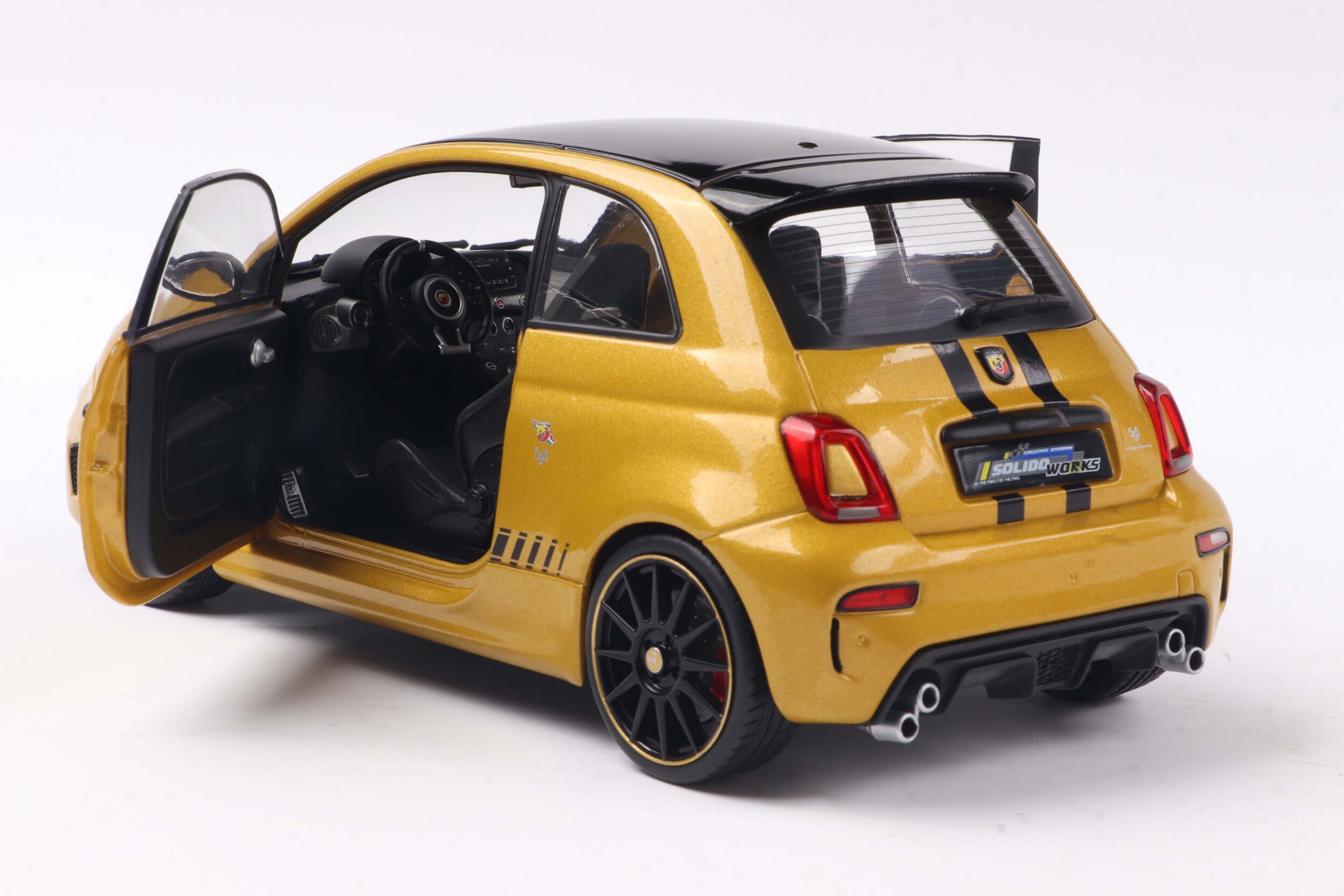 Fiat F595 Abarth Solido Works - 2024 - 1:18