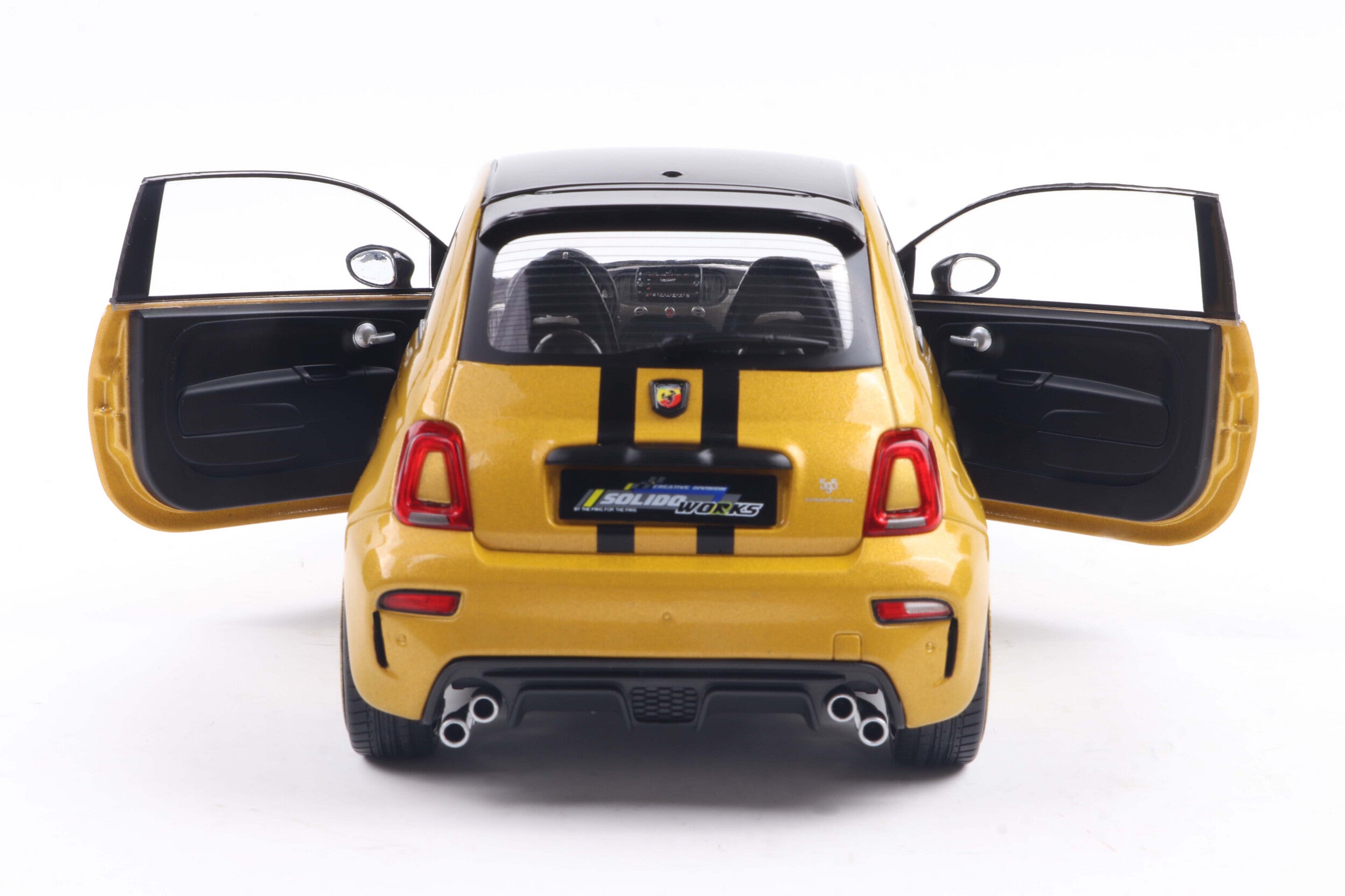 Fiat F595 Abarth Solido Works - 2024 - 1:18