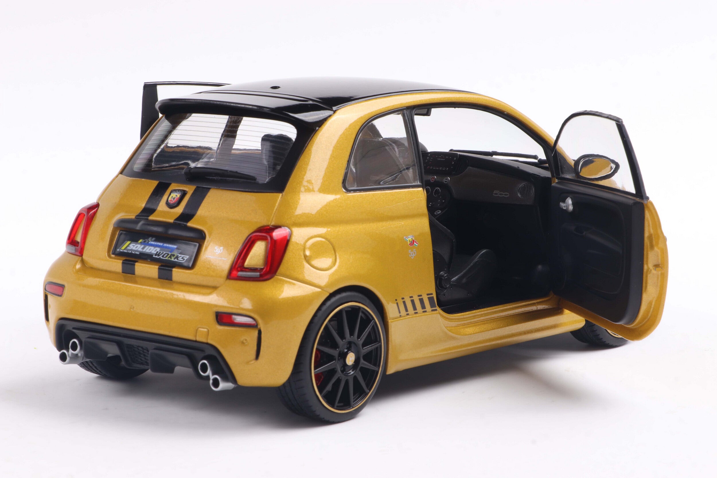 Fiat F595 Abarth Solido Works - 2024 - 1:18