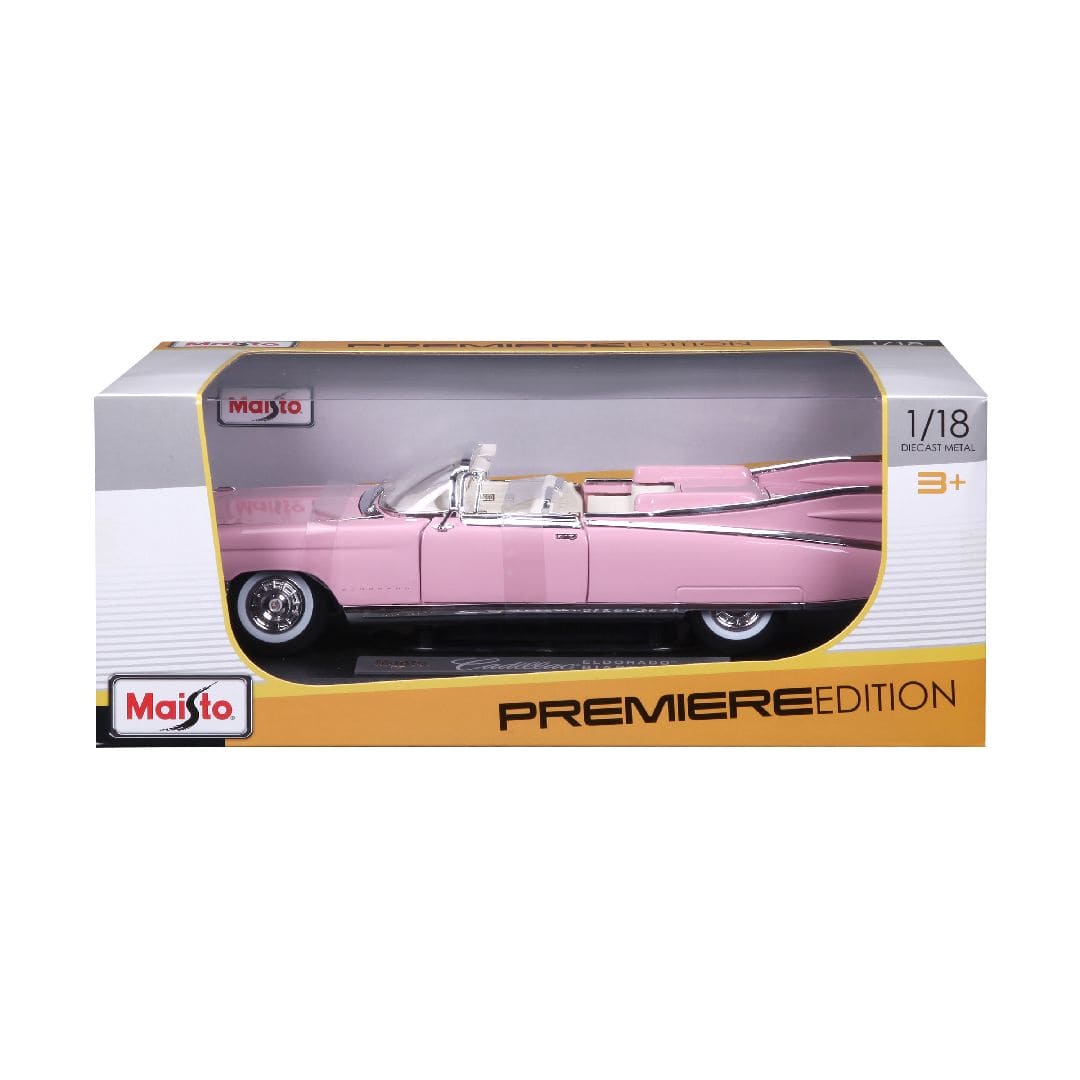 Cadillac Eldorado Biarritz Cabrio, Rosa, 1959 - 1:18