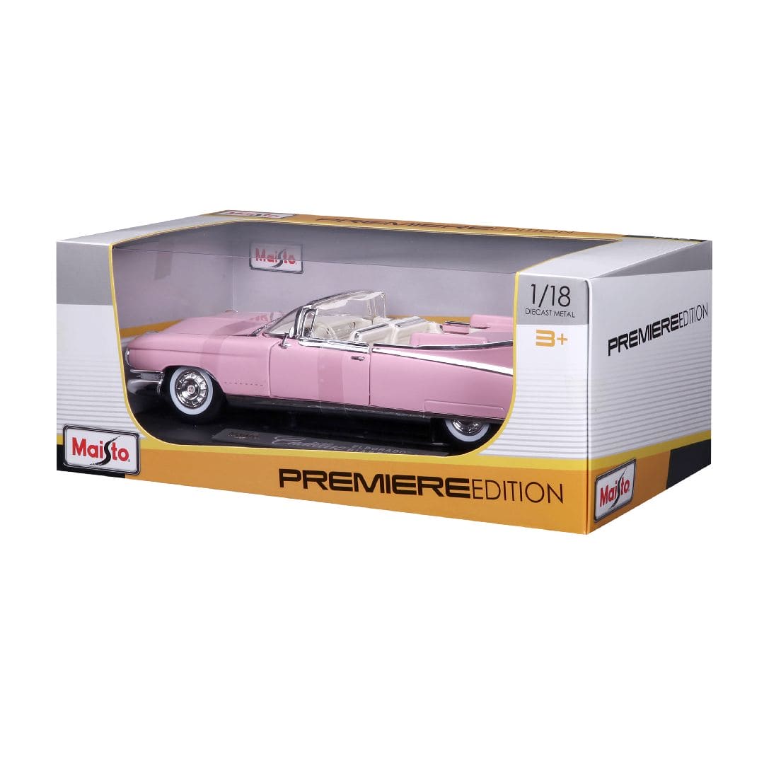 Cadillac Eldorado Biarritz Cabrio, Rosa, 1959 - 1:18