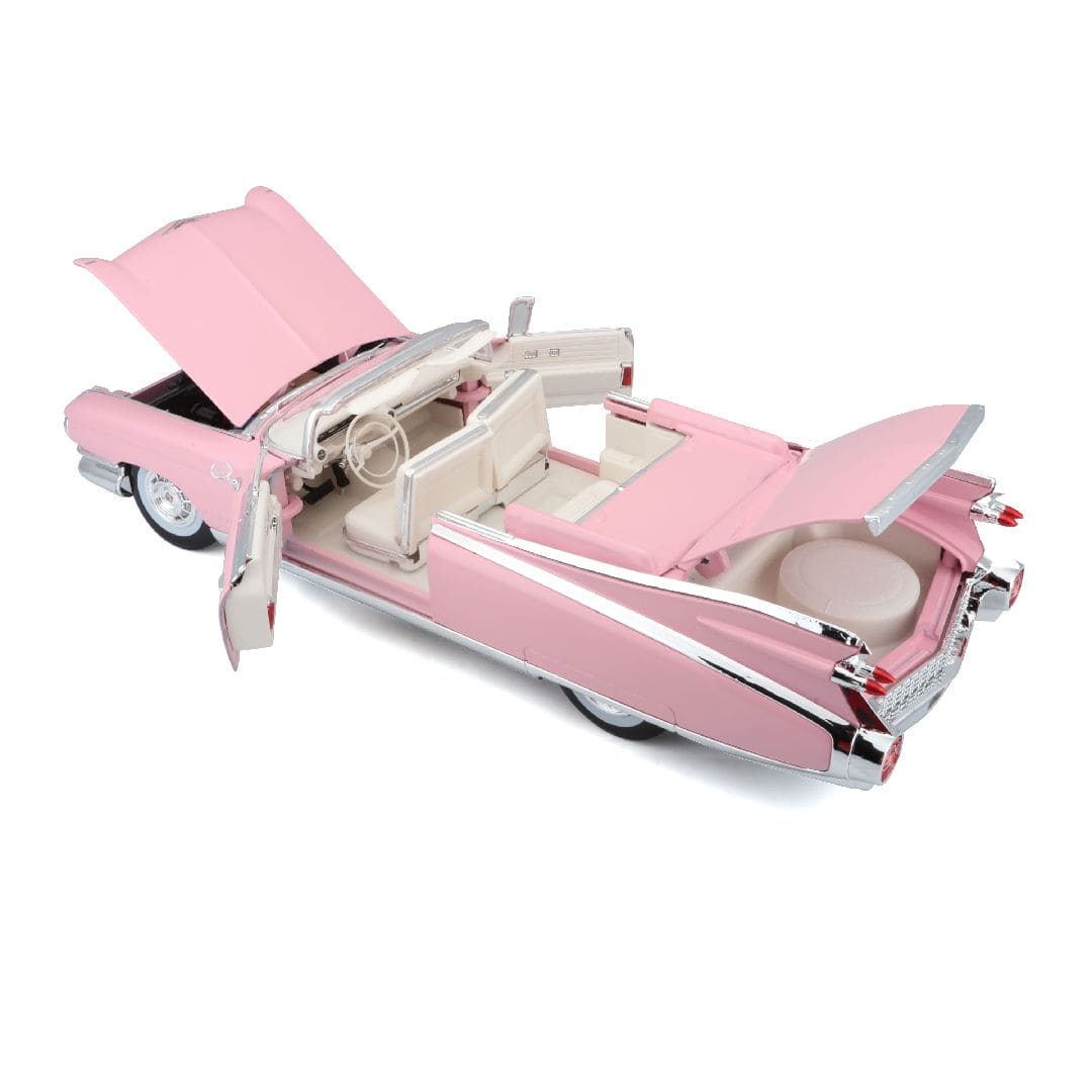 Cadillac Eldorado Biarritz Cabrio, Rosa, 1959 - 1:18