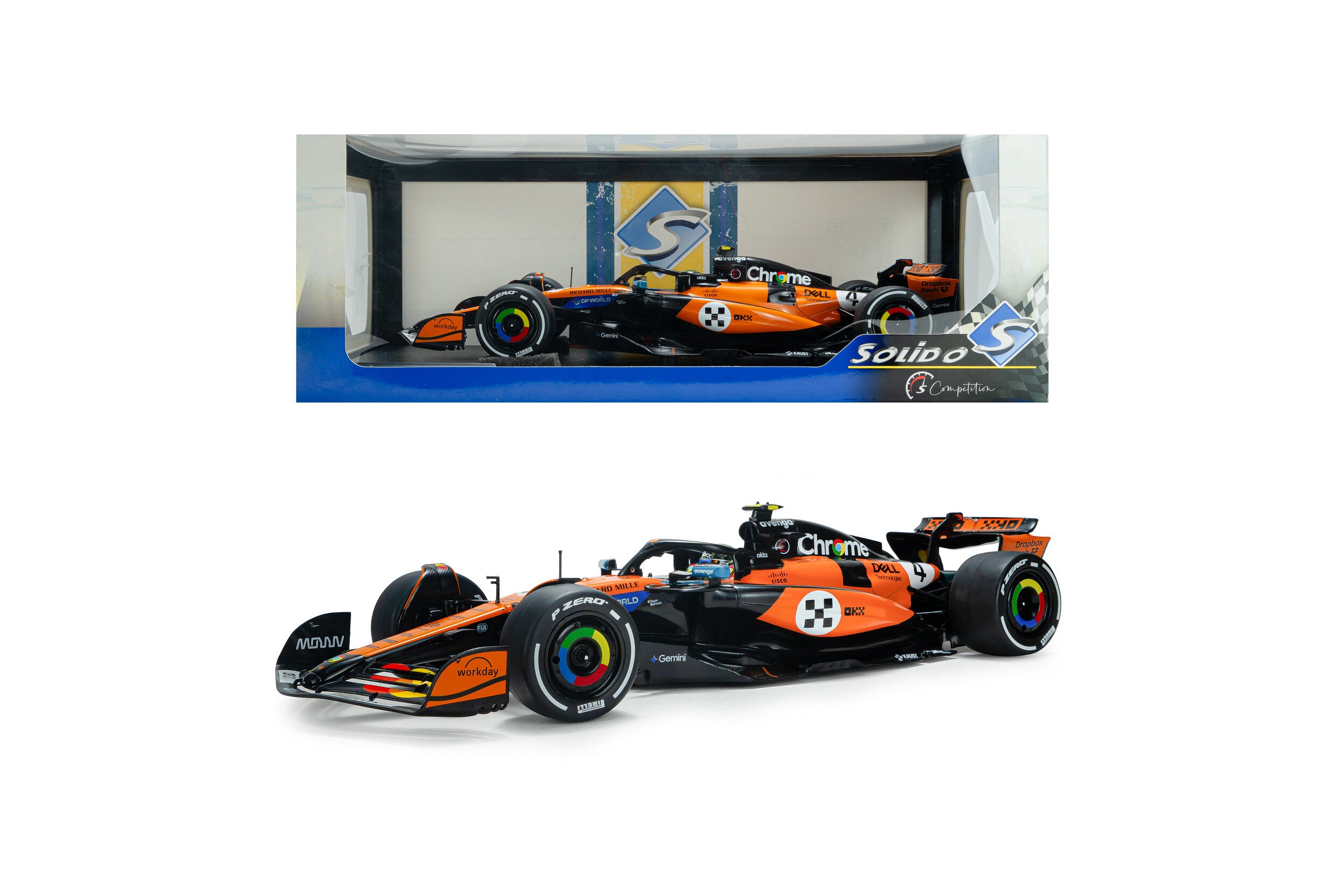 F1 McLaren MCL39 - GP Monaco 2025 - #4 L.Norris - 1:18