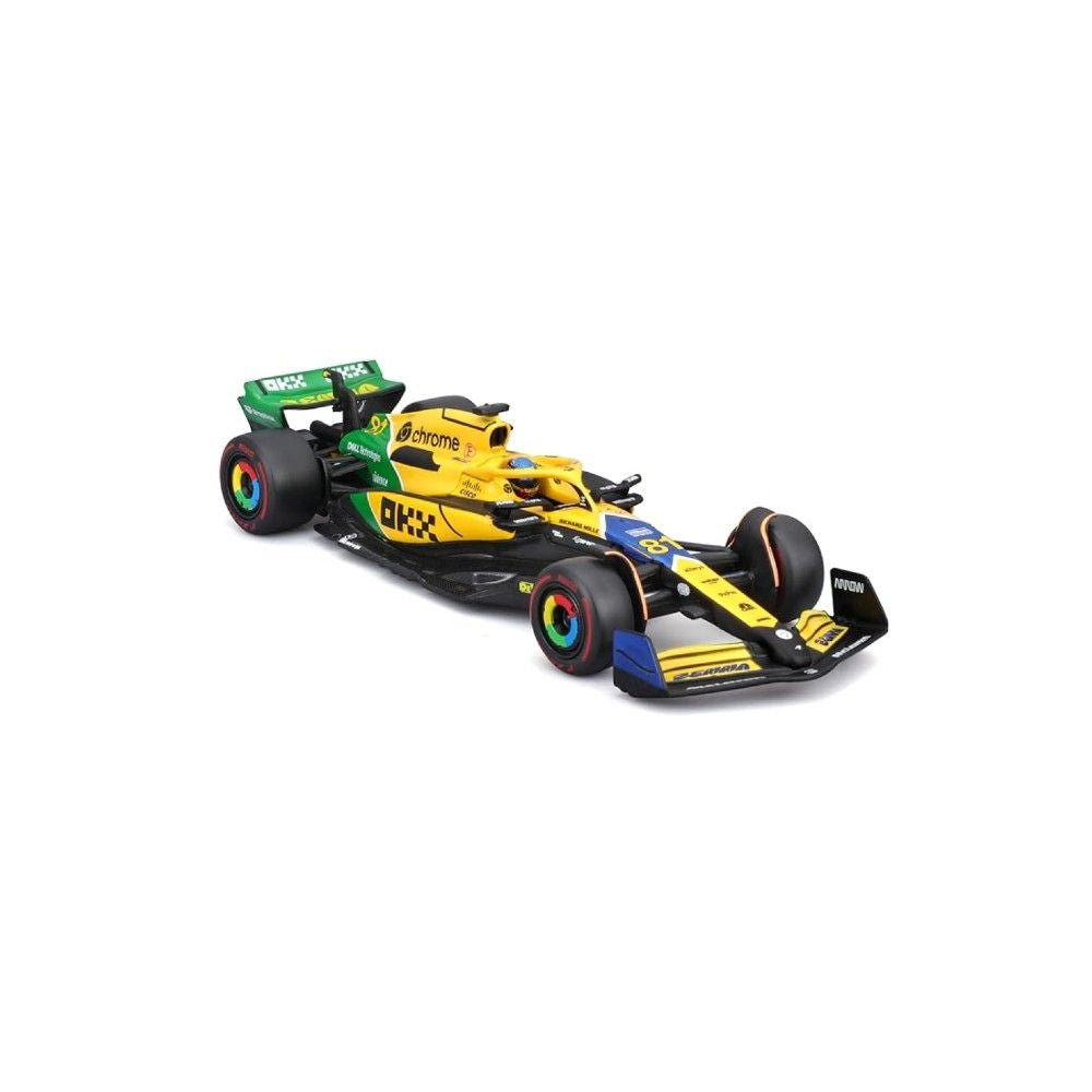 F1 Mclaren Mcl38, Oscar Piastri #81 Com Capacete, Edição 30º Ayrton Senna - 1:43