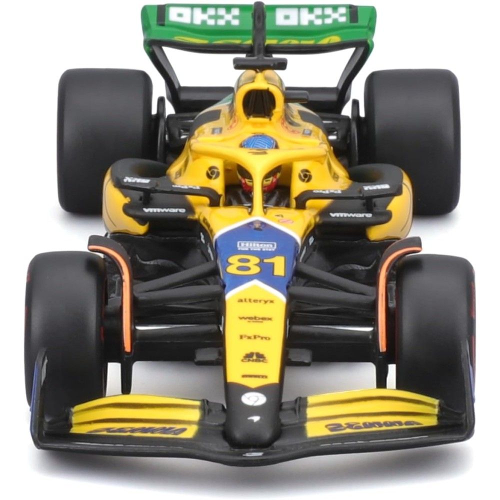 F1 Mclaren Mcl38, Oscar Piastri #81 Com Capacete, Edição 30º Ayrton Senna - 1:43