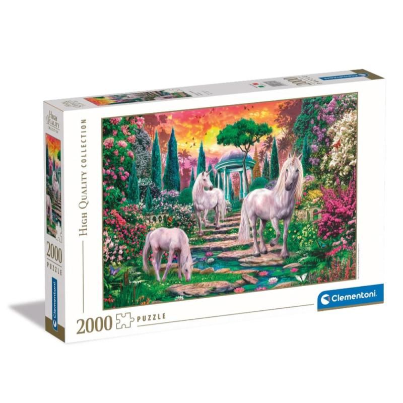 Puzzle Jardim Clássico de Unicórnios - 2000 pcs