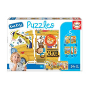 Baby Puzzles Autocarro dos Animais