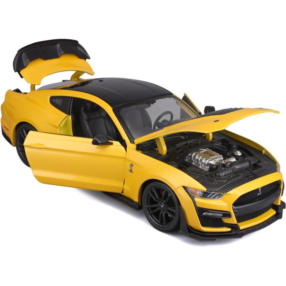 1/18 - Ford Mustang Shelby Gt500, Amarelo, 2020
