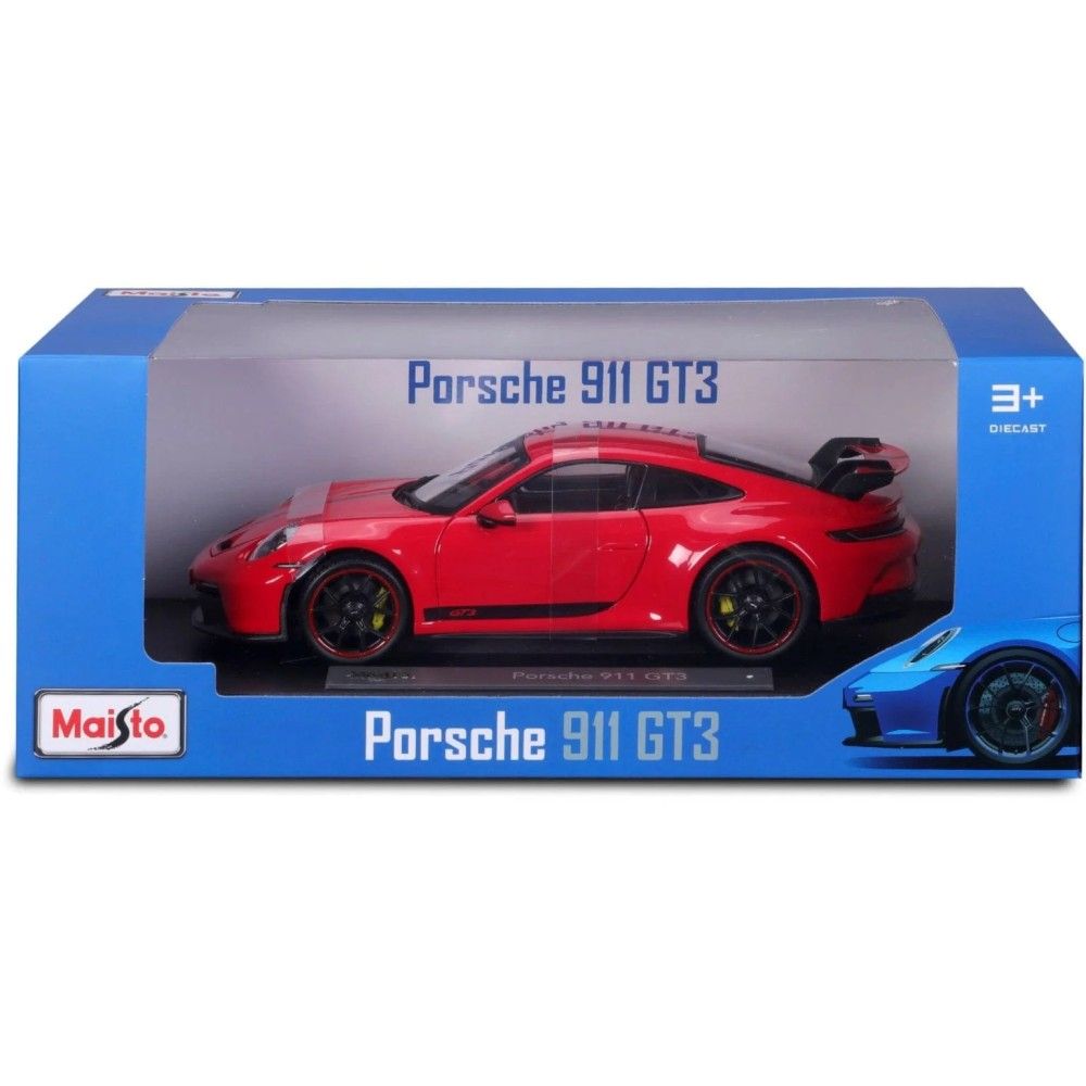 Porsche 911 (992) Gt3, Vermelho, 2022 - 1:18