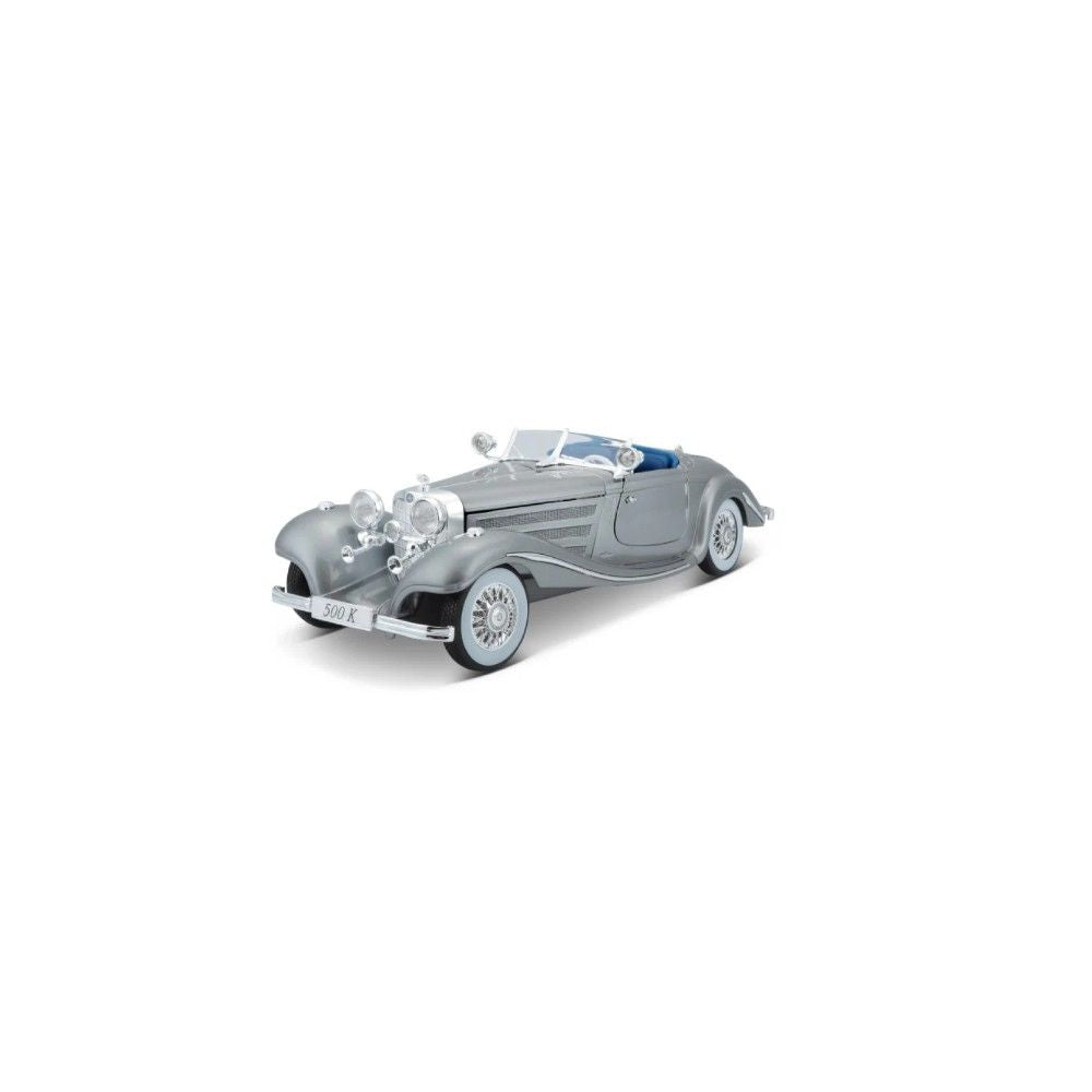 Mercedes 500 K, Cinza, 1936 - 1:18