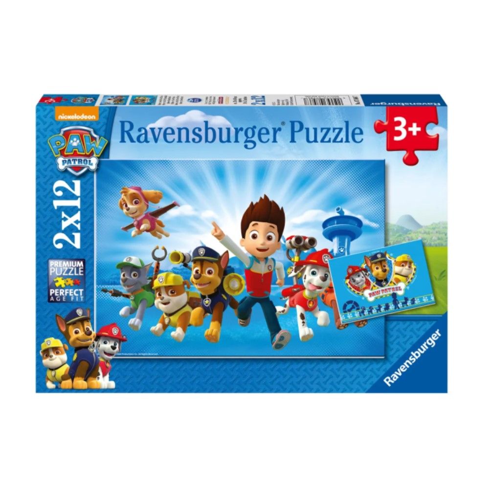 Puzzle Patrulha Pata - 2x12 pcs