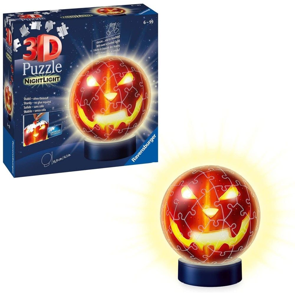 Puzzle 3D - Abóbora Halloween