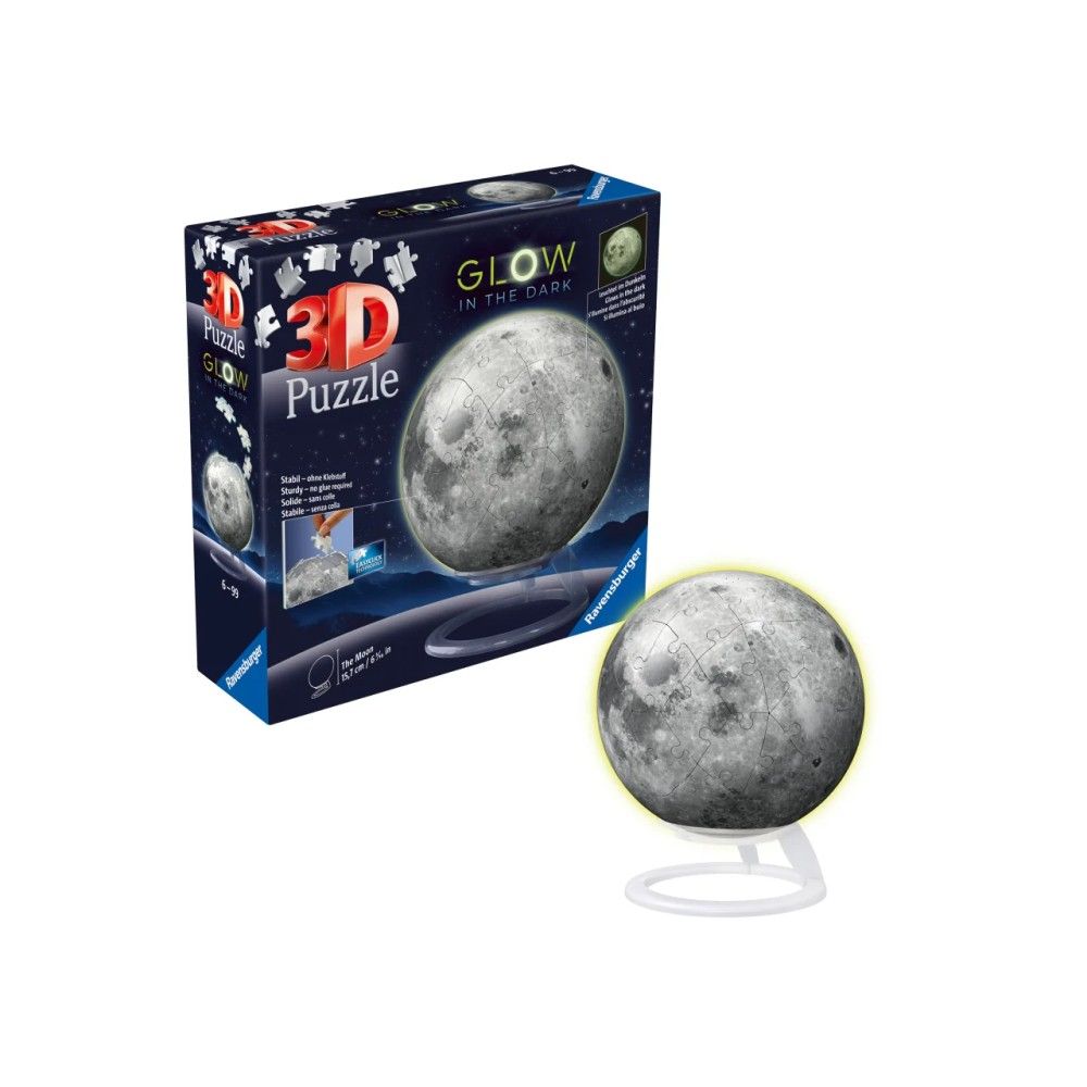Puzzle 3D - Lua Brilha No Escuro