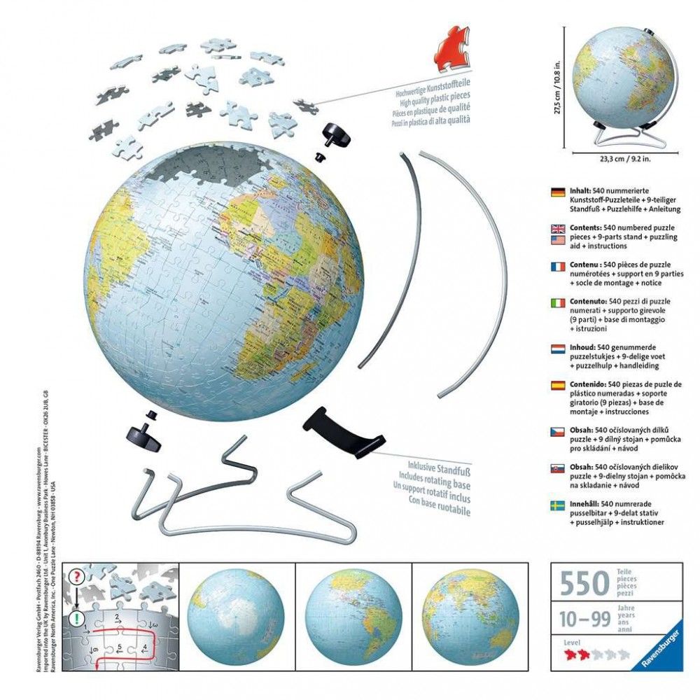 Puzzle 3D - Globo