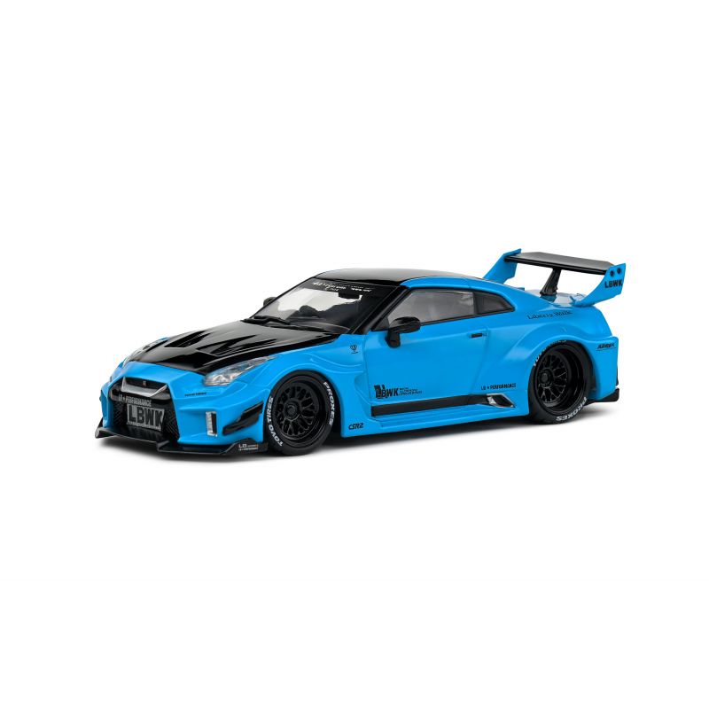 Nissan GT-R R35 LBWK Silhouette - Miami Blue - 2019 - 1:43