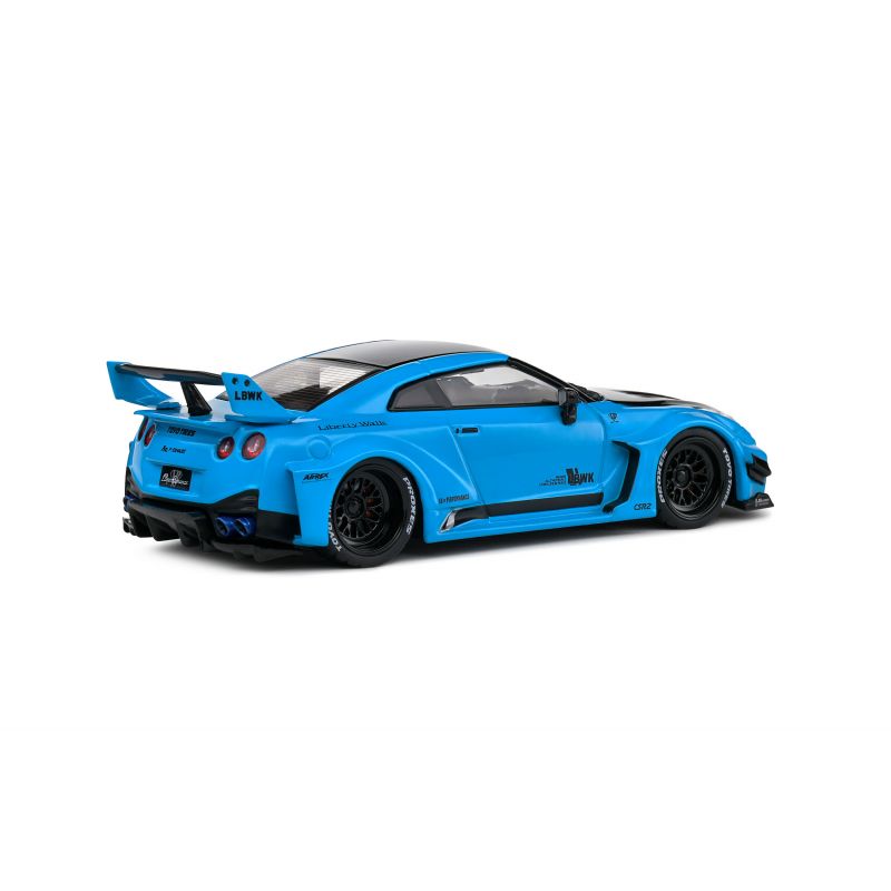 Nissan GT-R R35 LBWK Silhouette - Miami Blue - 2019 - 1:43