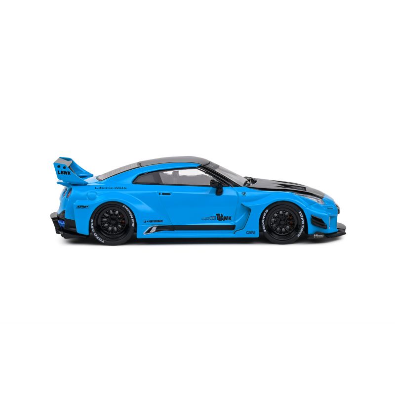 Nissan GT-R R35 LBWK Silhouette - Miami Blue - 2019 - 1:43